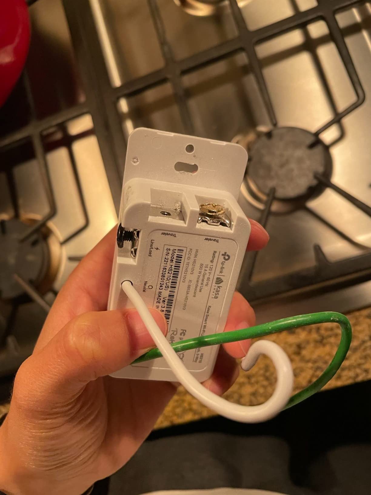 Kasa Smart 3 Way Switch, HS210 KIT, Need Neutral Wire customer photo 1