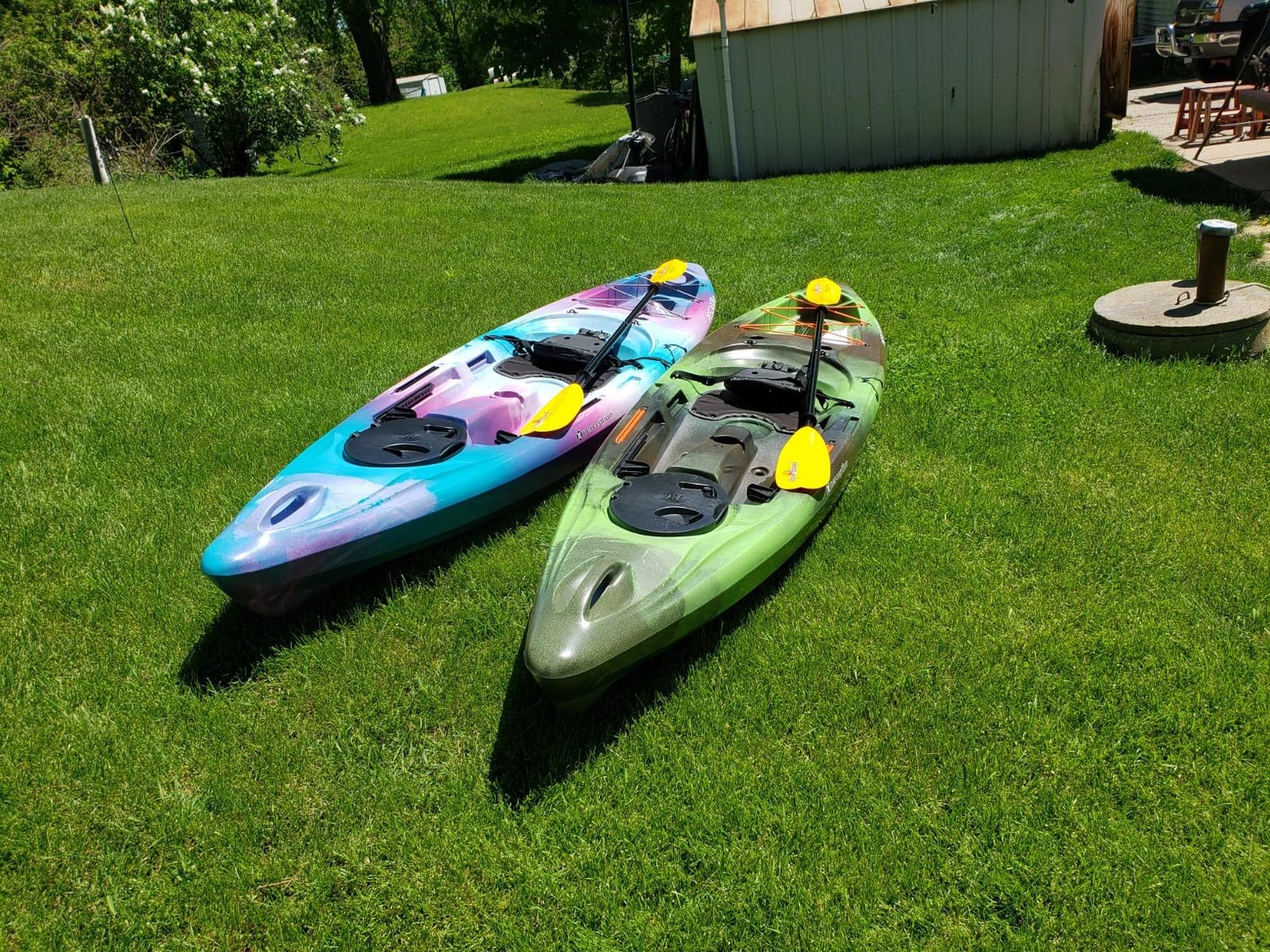 Perception Pescador | Sit on Top Fishing Kayak with Front Storage Well | Large Rear Storage and Dual Rod Holders customer photo 2