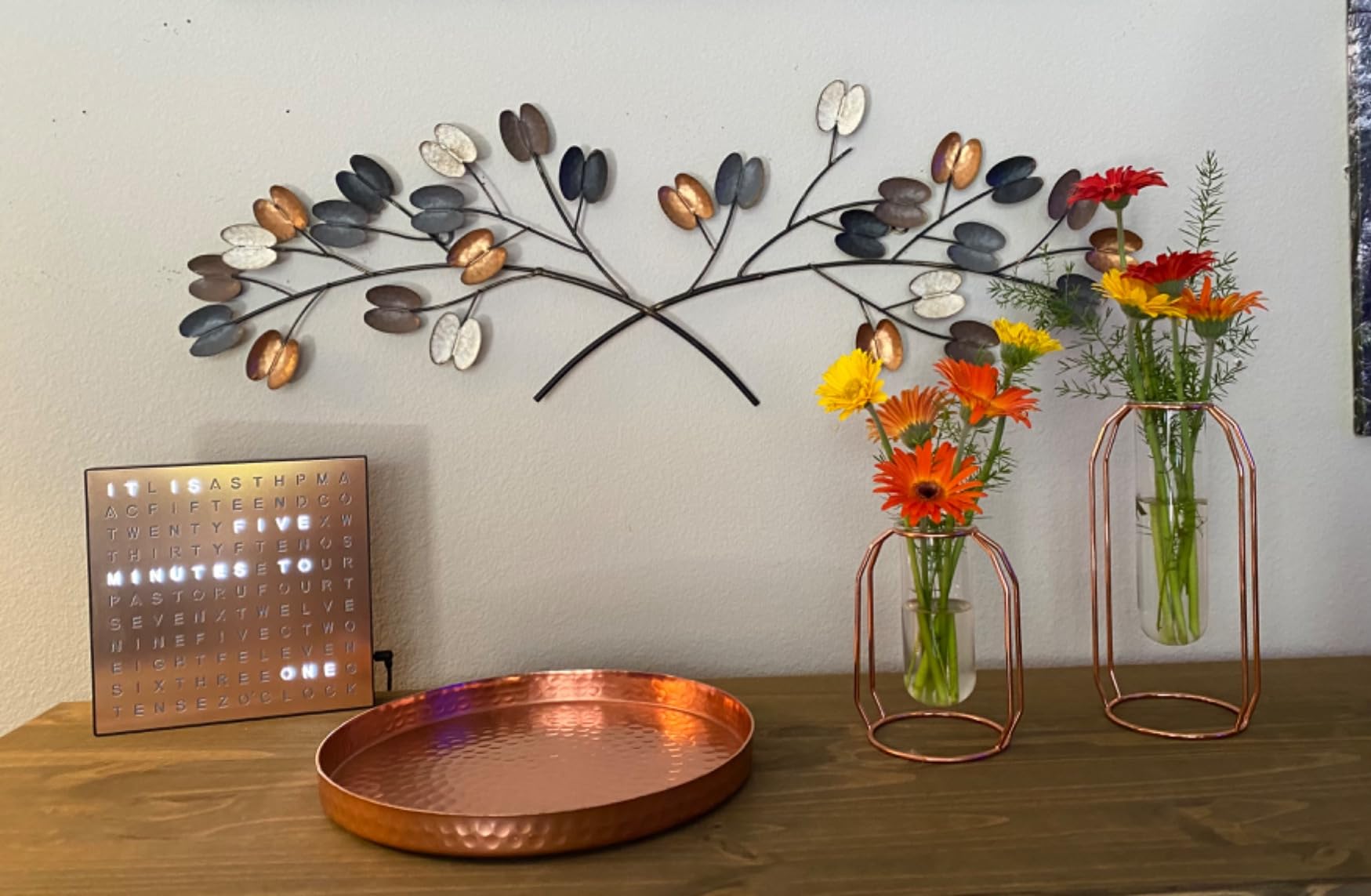Sharper Image Word Clock customer photo 1