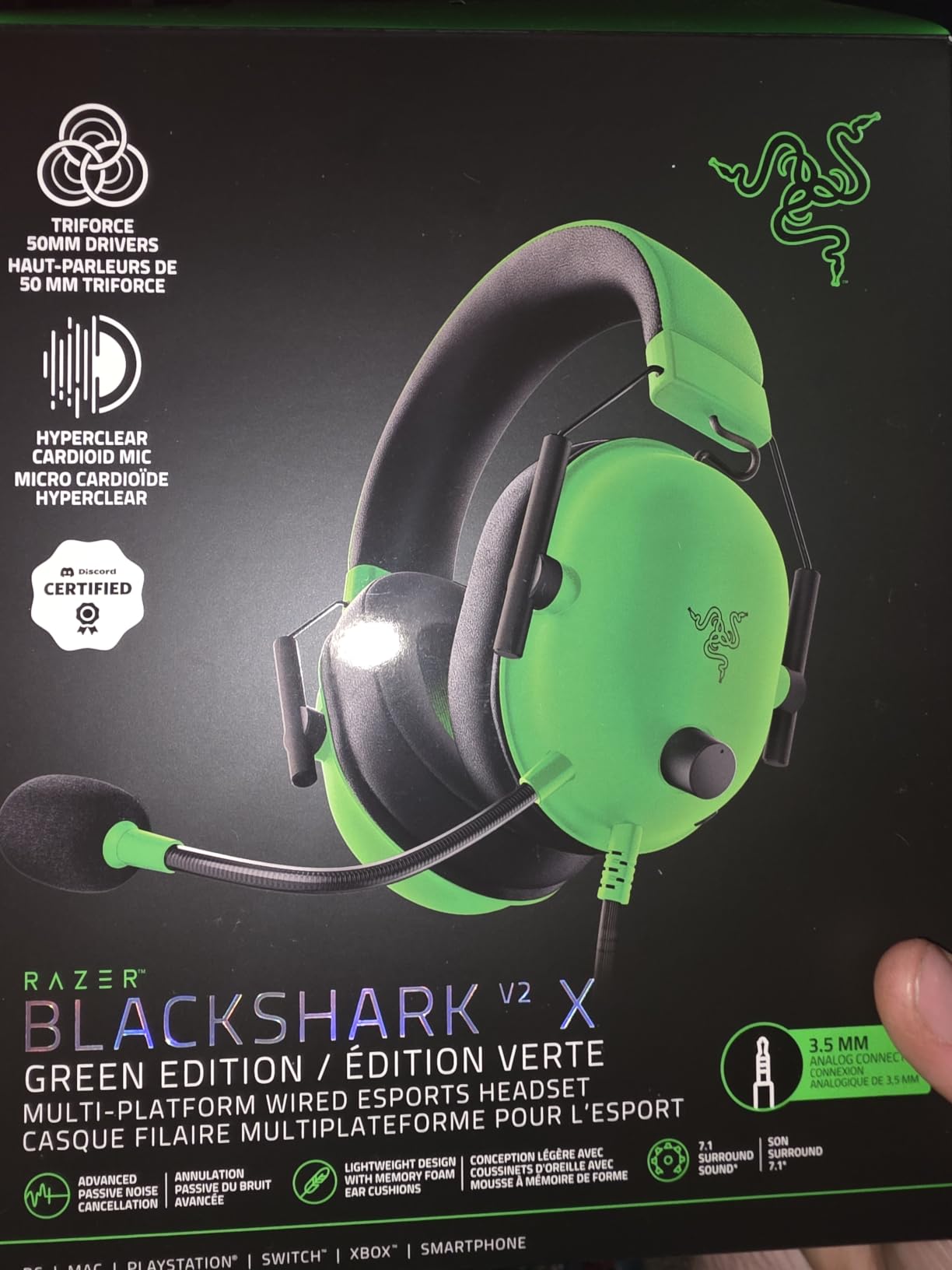 Razer BlackShark V2 X customer photo 2