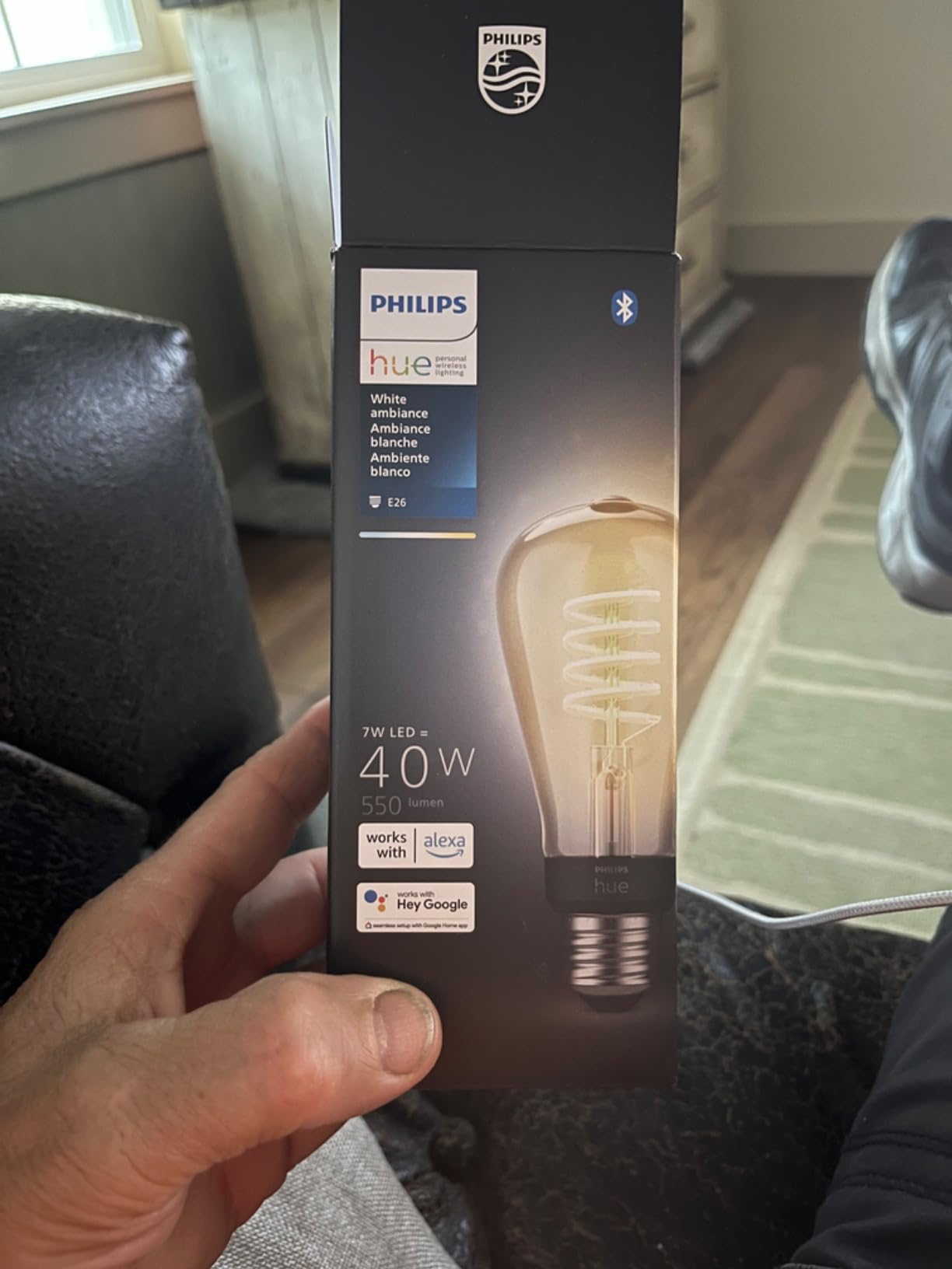 Hue ST19 Filament Bulb customer photo 2