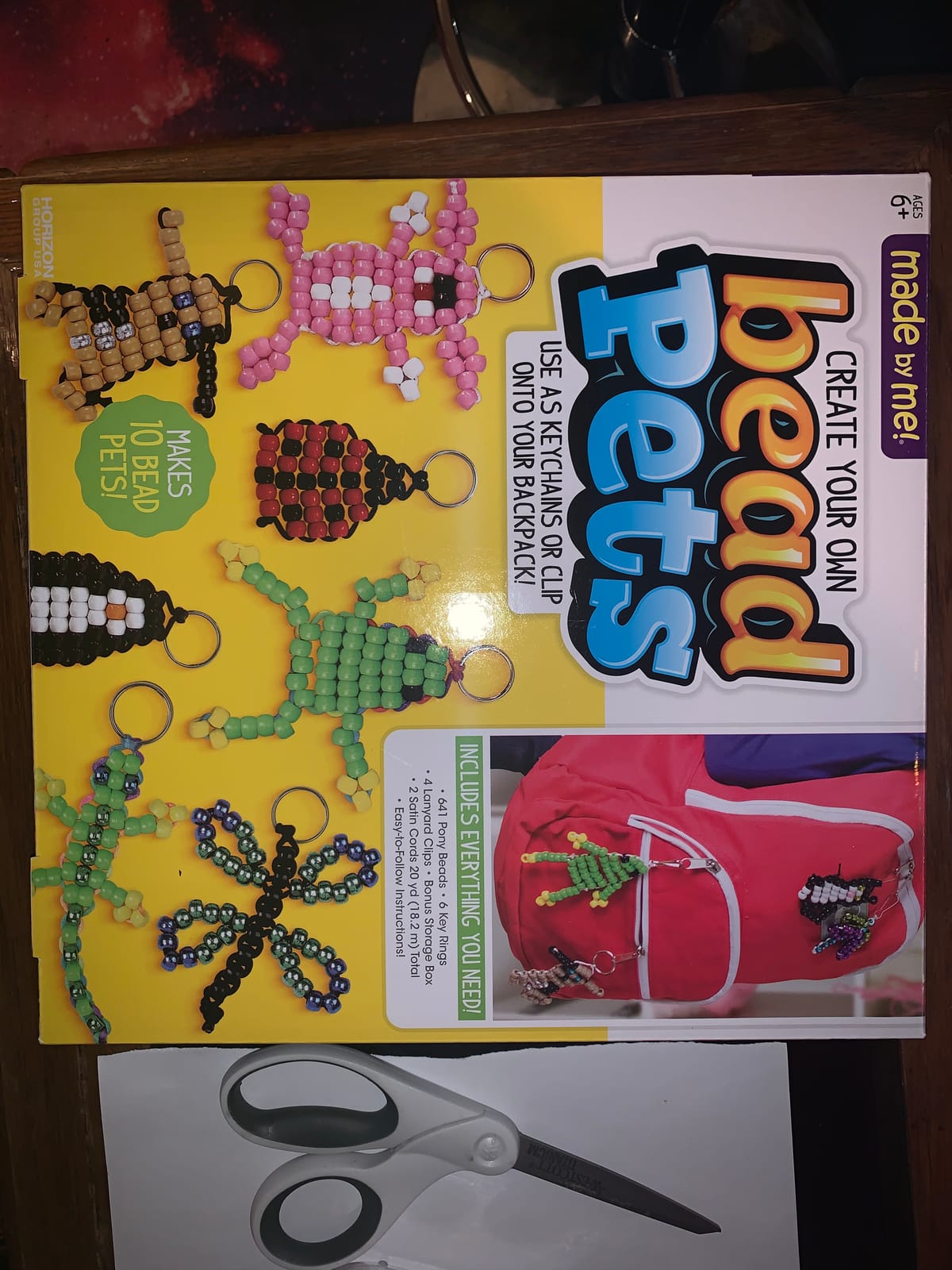 Made By Me Ultimate Bead Pets by Horizon Group USA, Bead Pets Crafts for Kids, Includes Over 1400 Beads, Cording, Keychains & Carabiner Clips, Design Templates, Storage Cases & More customer photo 2