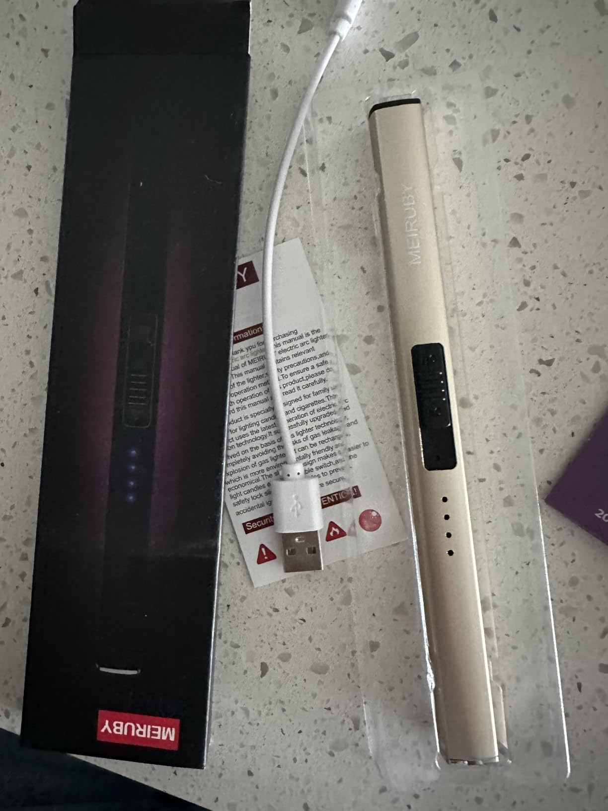 MEIRUBY Electric Lighter customer photo 1