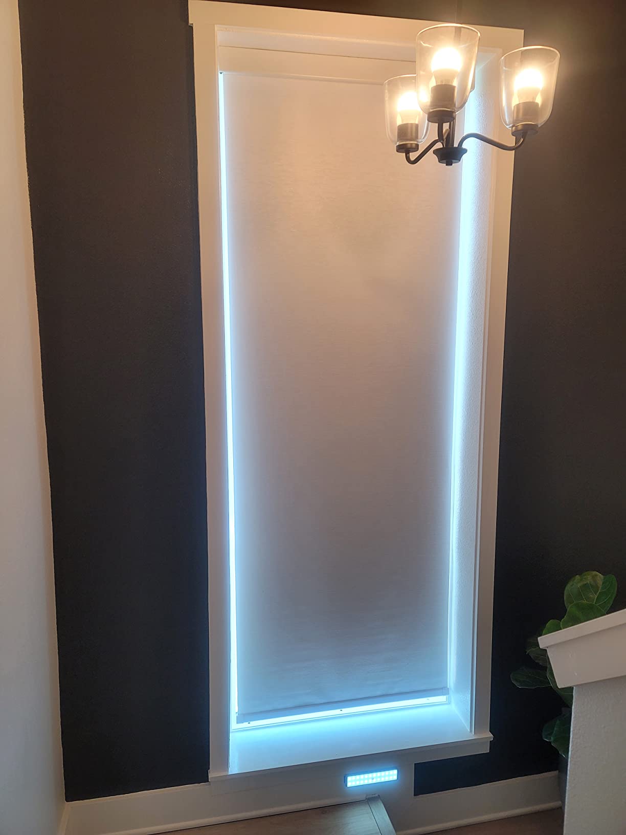 HILADUO Motorized Blinds with Remote, Custom Width 20-104 Inches customer photo 2