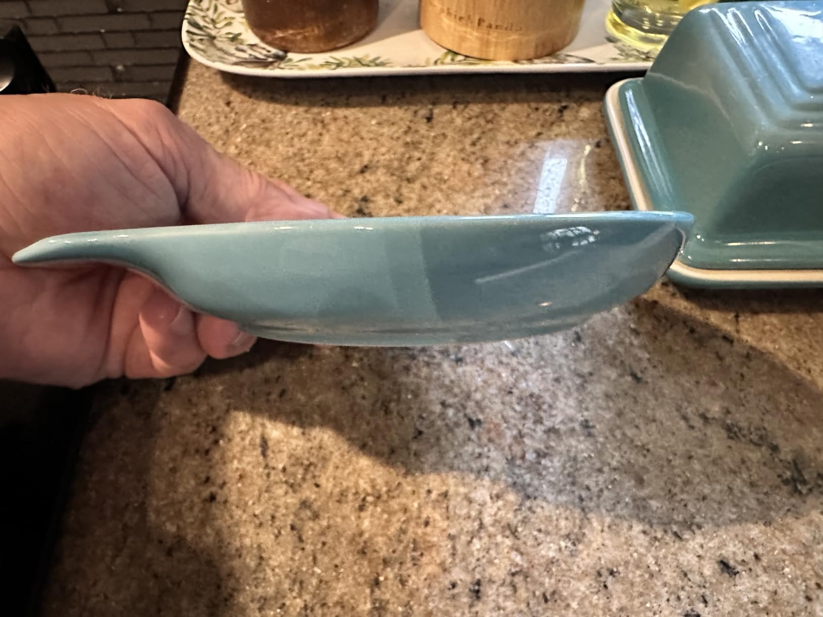 Le Creuset Signature Stoneware Spoon Rest, 6 Inches, Artichaut customer photo 1