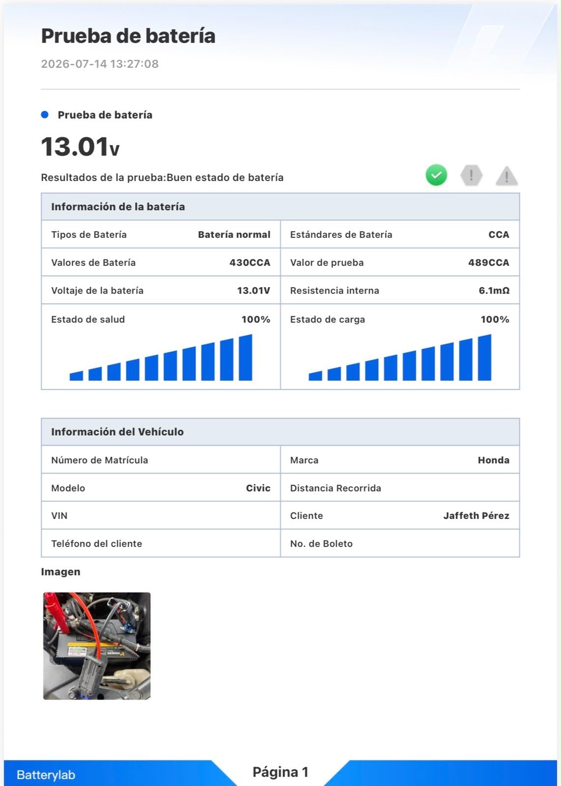TOPDON JS3000 Jump Starter, 3000A, Boost Mode, 9L Gas/ 7L Diesel Engines customer photo 1
