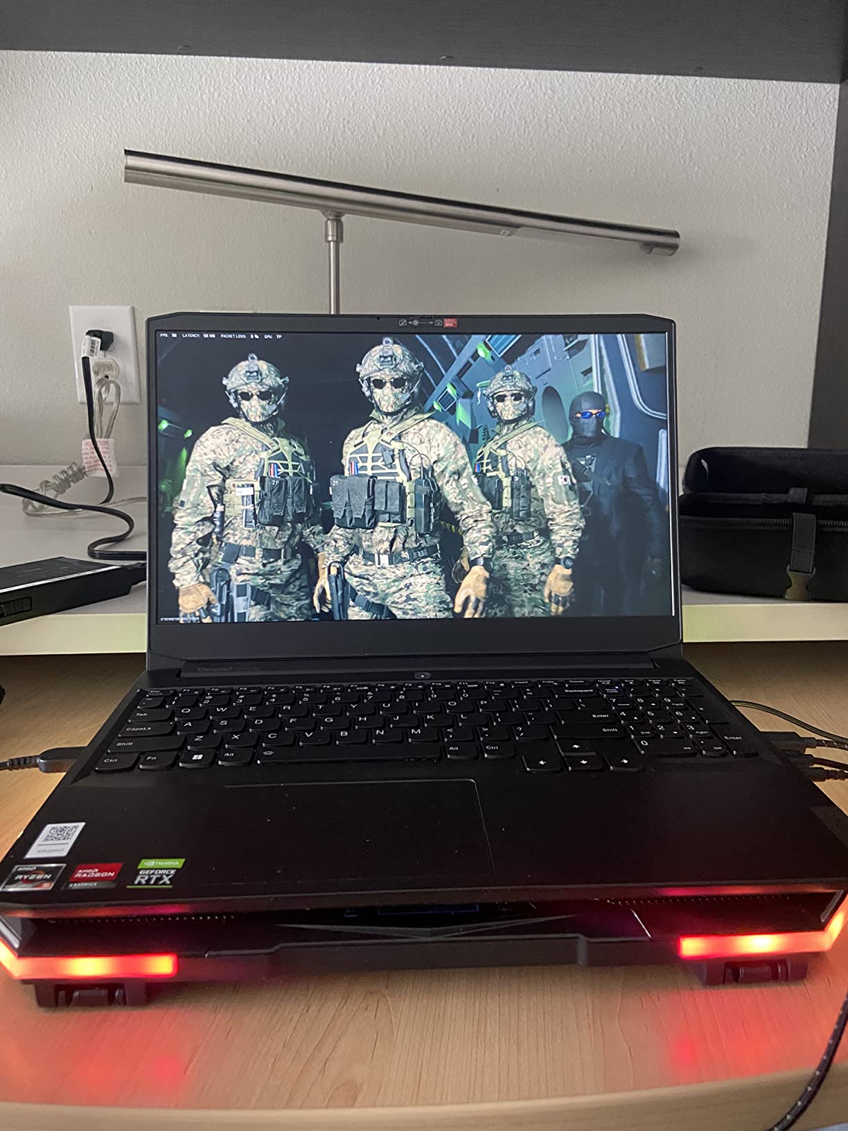 Lenovo ideapad Gaming3 RTX4050 Laptop 2023 - AMD Ryzen7 7735HS Beat i7-12650H - 15.6 FHD 120Hz - Backlit Keyboard - Wi-Fi6 - USB C - Webcam - Windows11 - Mousepad (Ryzen5) customer photo 2