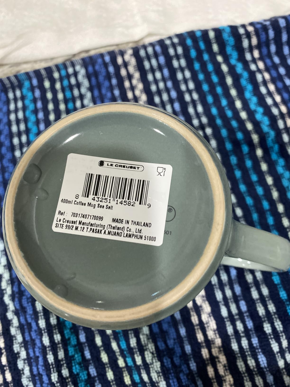 Le Creuset Stoneware Vancouver Mug, Set of 4, 14 oz. each, Sea Salt customer photo 1