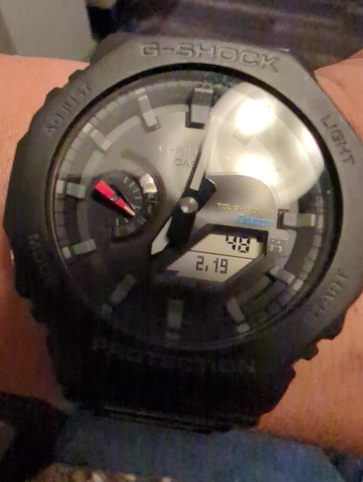 G-Shock Casio Analog-Digital Tough Solar Connected Black Watch | GAB2100-1A customer photo 1