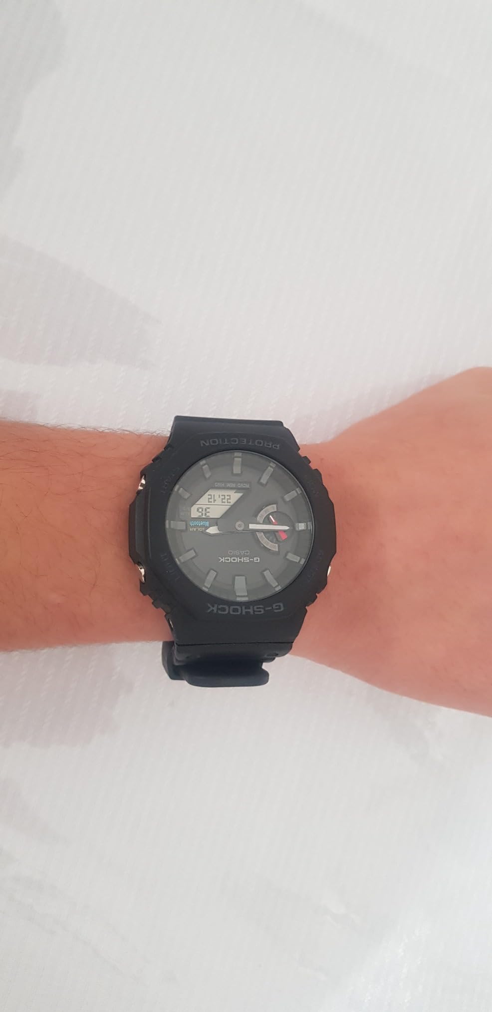 G-Shock Casio Analog-Digital Tough Solar Connected Black Watch | GAB2100-1A customer photo 2