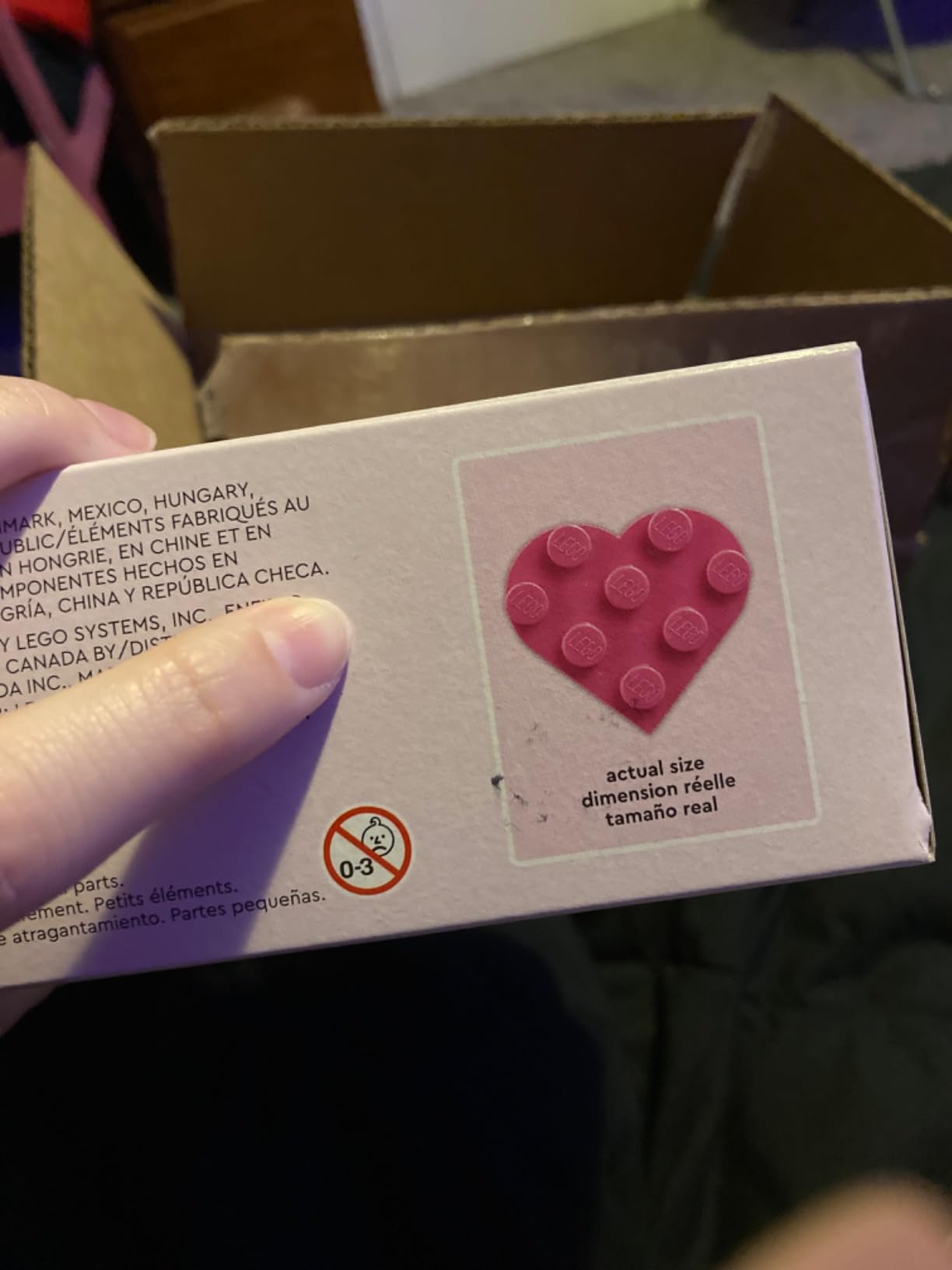 LEGO Heart Ornament customer photo 2