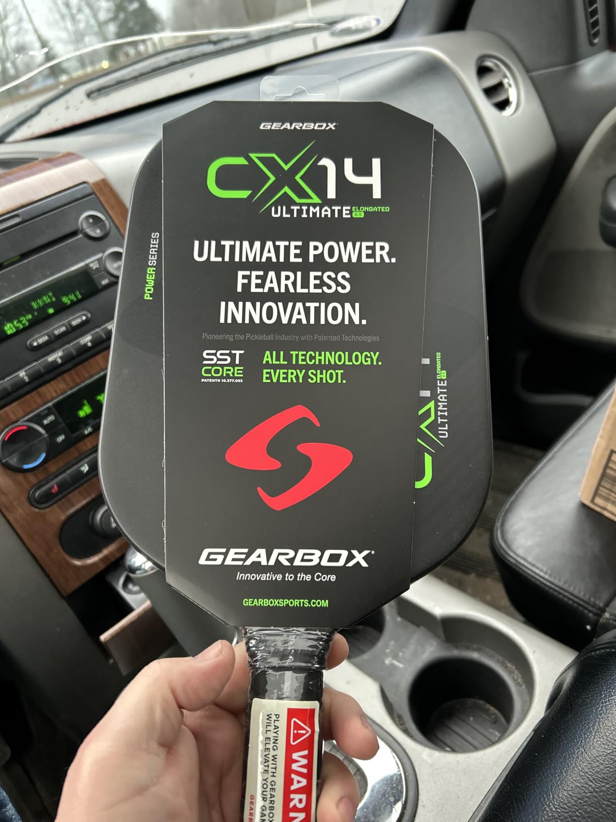 Gearbox CX14E Ultimate Power Elongated Pickleball Paddle customer photo 2