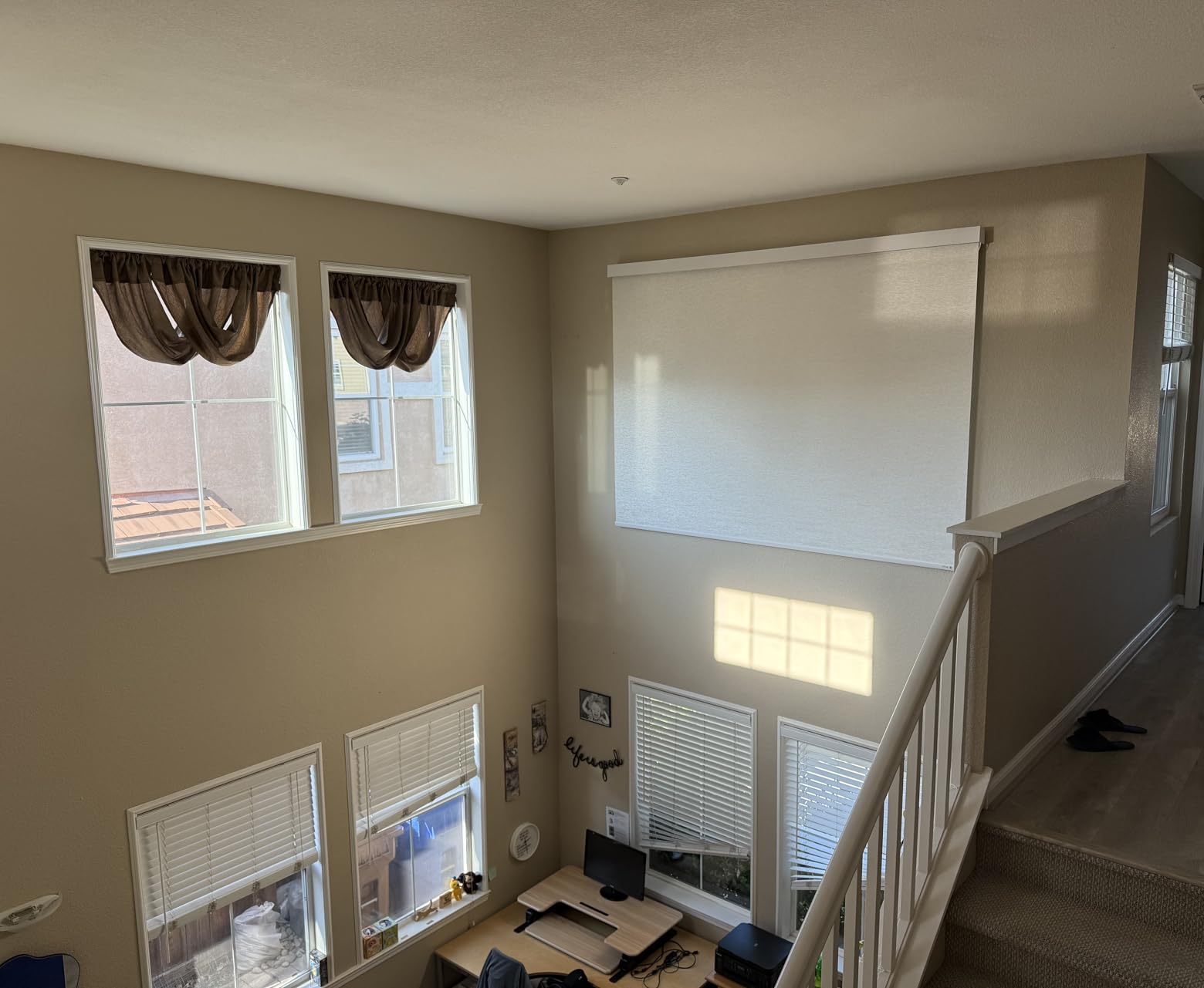 ZSTARR Motorized Blinds with Remote Blackout Smart Roller Blind Custom Size customer photo 2