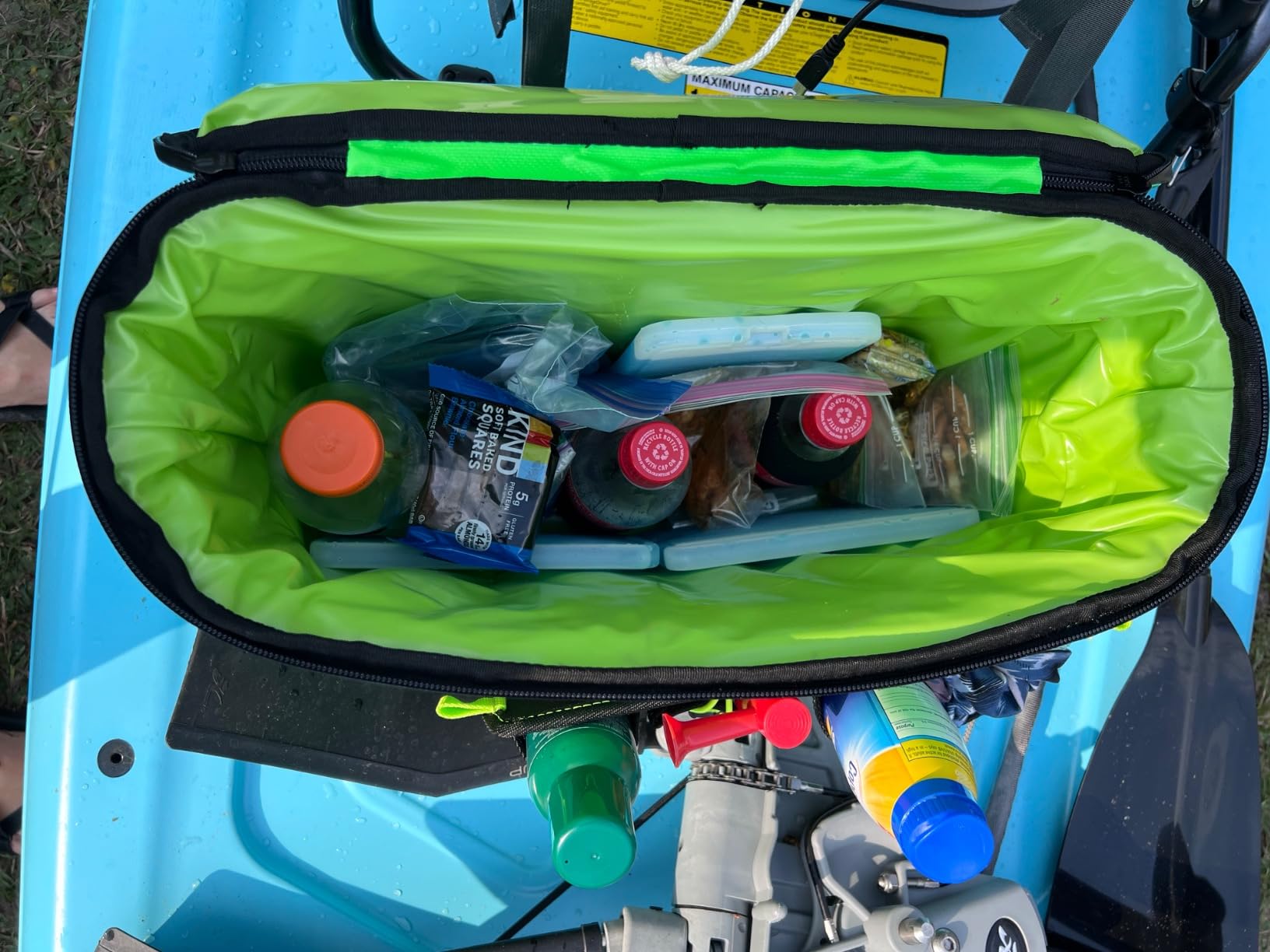 Kayak Cooler Behind Seat, Waterproof Cooler for Kayaking customer photo 1