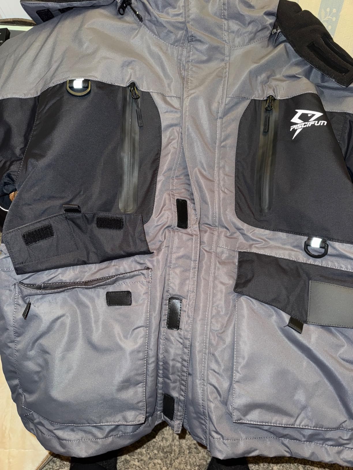 Piscifun Ice Fishing Jacket, Floating Waterproof Ice Fishing Coat, Insulated Jacket for Cold Weather Conditions customer photo 2