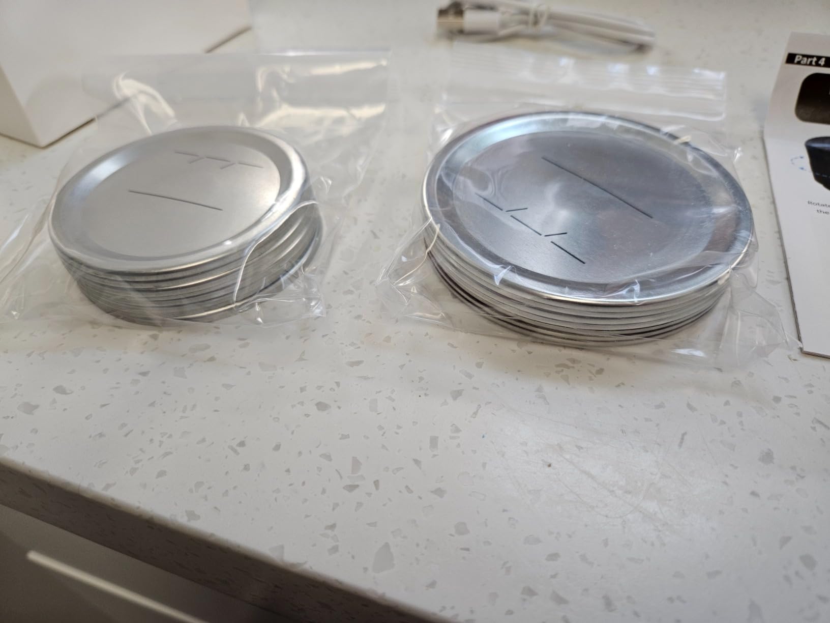 Electric Mason Jar Vacuum Sealer Kit for Wide-Mouth & Regular-Mouth Mason Jars, Food Saver Vacuum Canning Sealer Machine Includes 10 Jar Lids customer photo 2