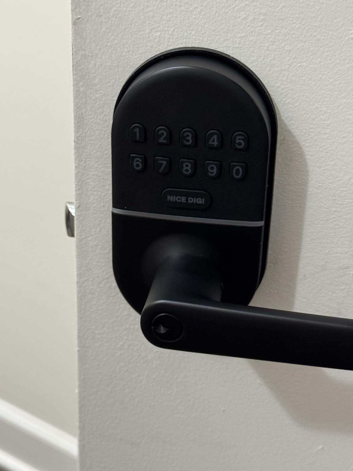 Keypad Door Lock with Handle, Smart Keyless Entry with Code for Front Door customer photo 1