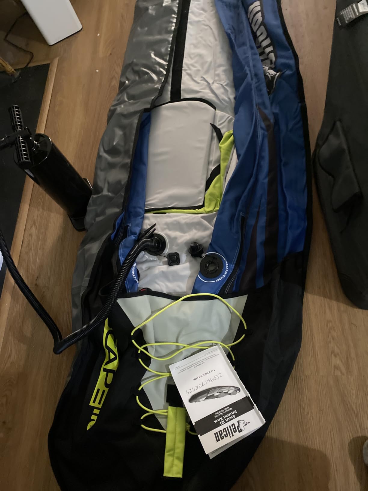 Pelican iESCAPE Inflatable Kayak - Recreational Kayak - Compact, Stable and Fun All in One - for 1 or 2 Person customer photo 2