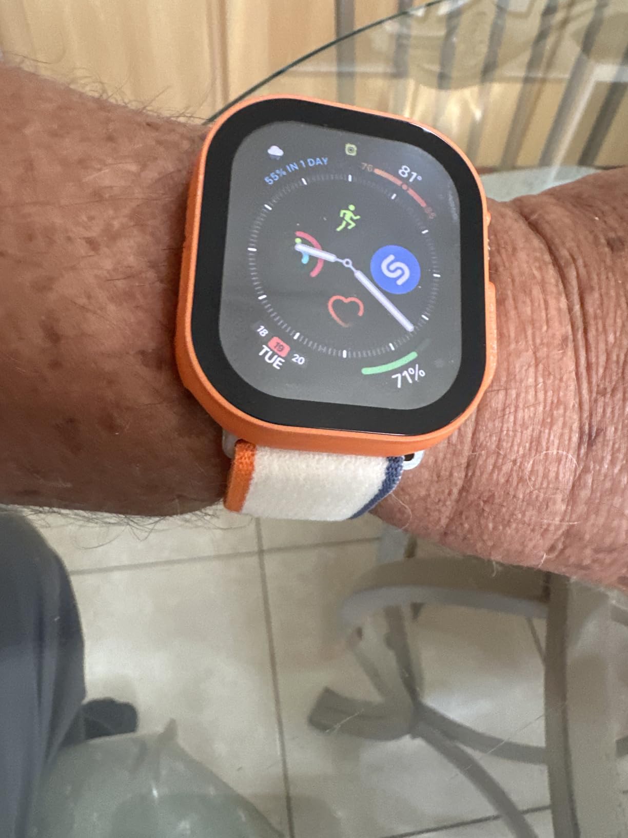 Apple Watch Ultra 2 [GPS + Cellular 49mm] Smartwatch with Rugged Titanium Case & Indigo Alpine Loop Medium. Fitness Tracker, Precision GPS, Action Button, Extra-Long Battery Life customer photo 2