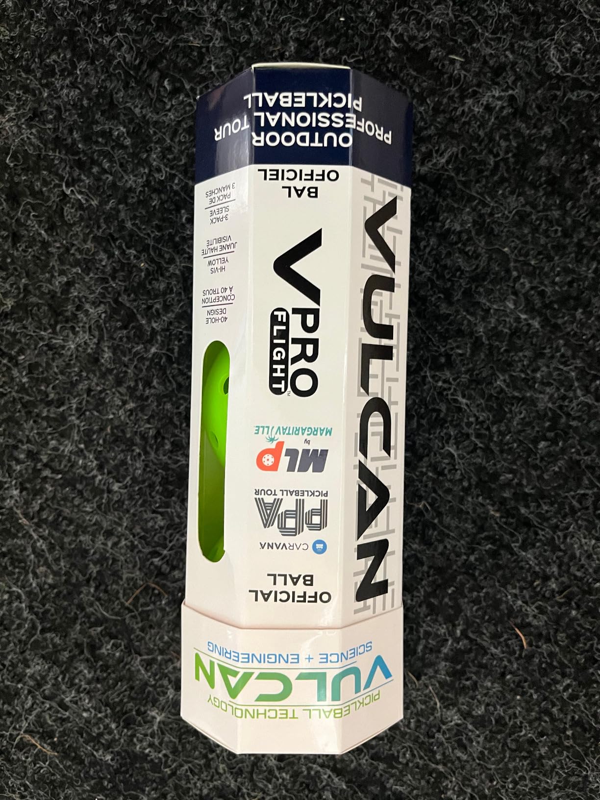 Vulcan | VPRO Flight Outdoor Pickleball Official Ball of the PPA Tour & MLP | 3, 6, 12, 36 & 100 Ball Pack | Hi-Vis Yellow customer photo 2