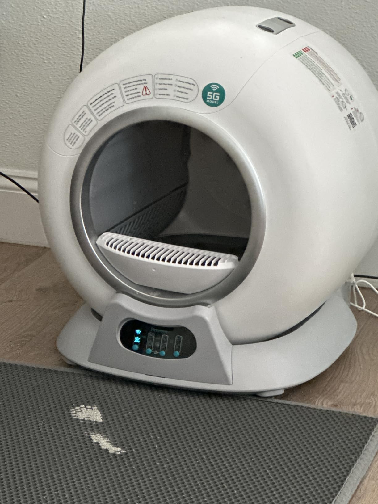 Petcove PurrTek Automatic Litter Box Self Cleaning 5GHz Wi-Fi, Odor Control customer photo 2