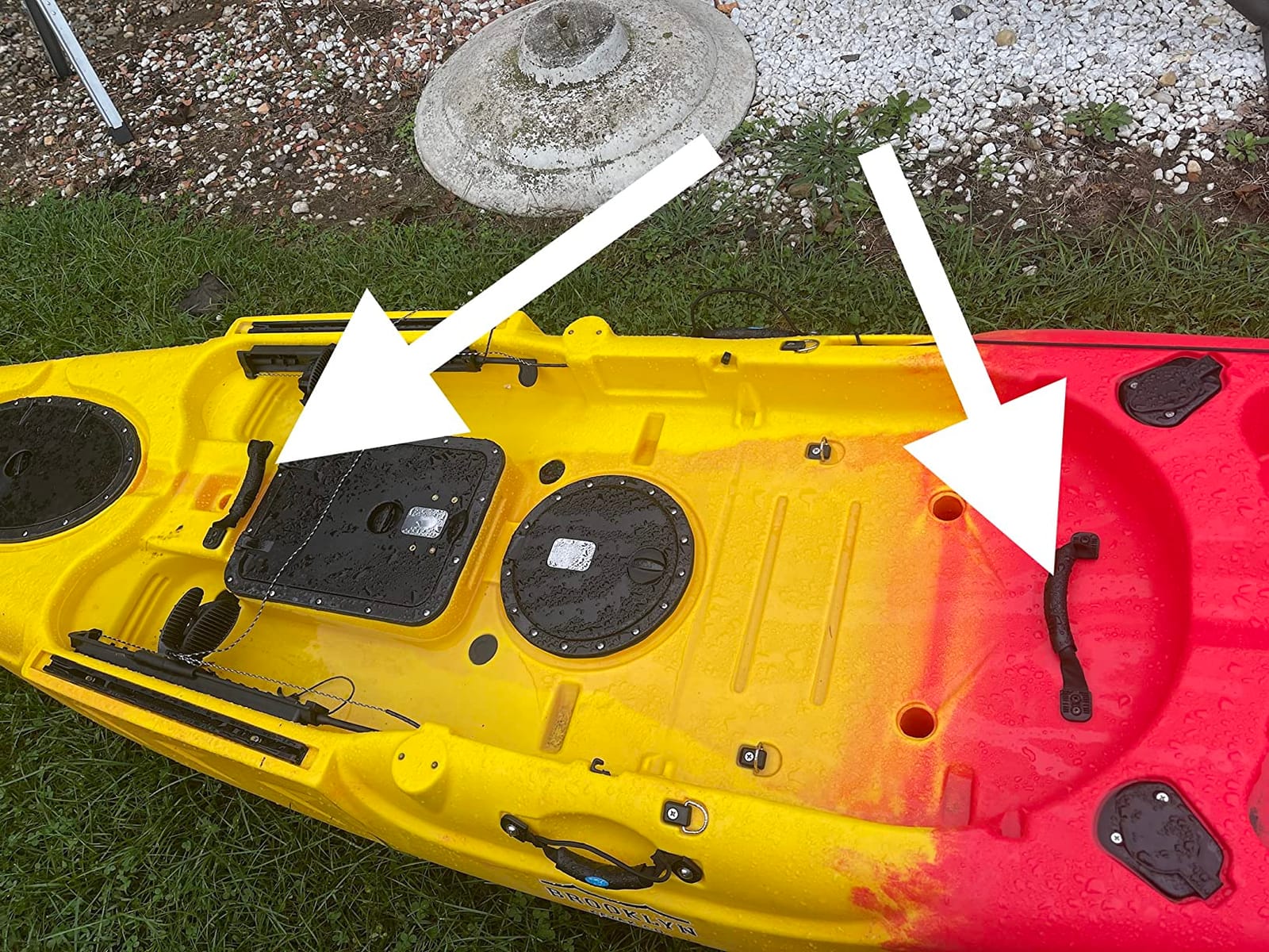 BKC Brooklyn 11.5 Pro Sit-on-Top Single Fishing Kayak, 550 lb customer photo 1