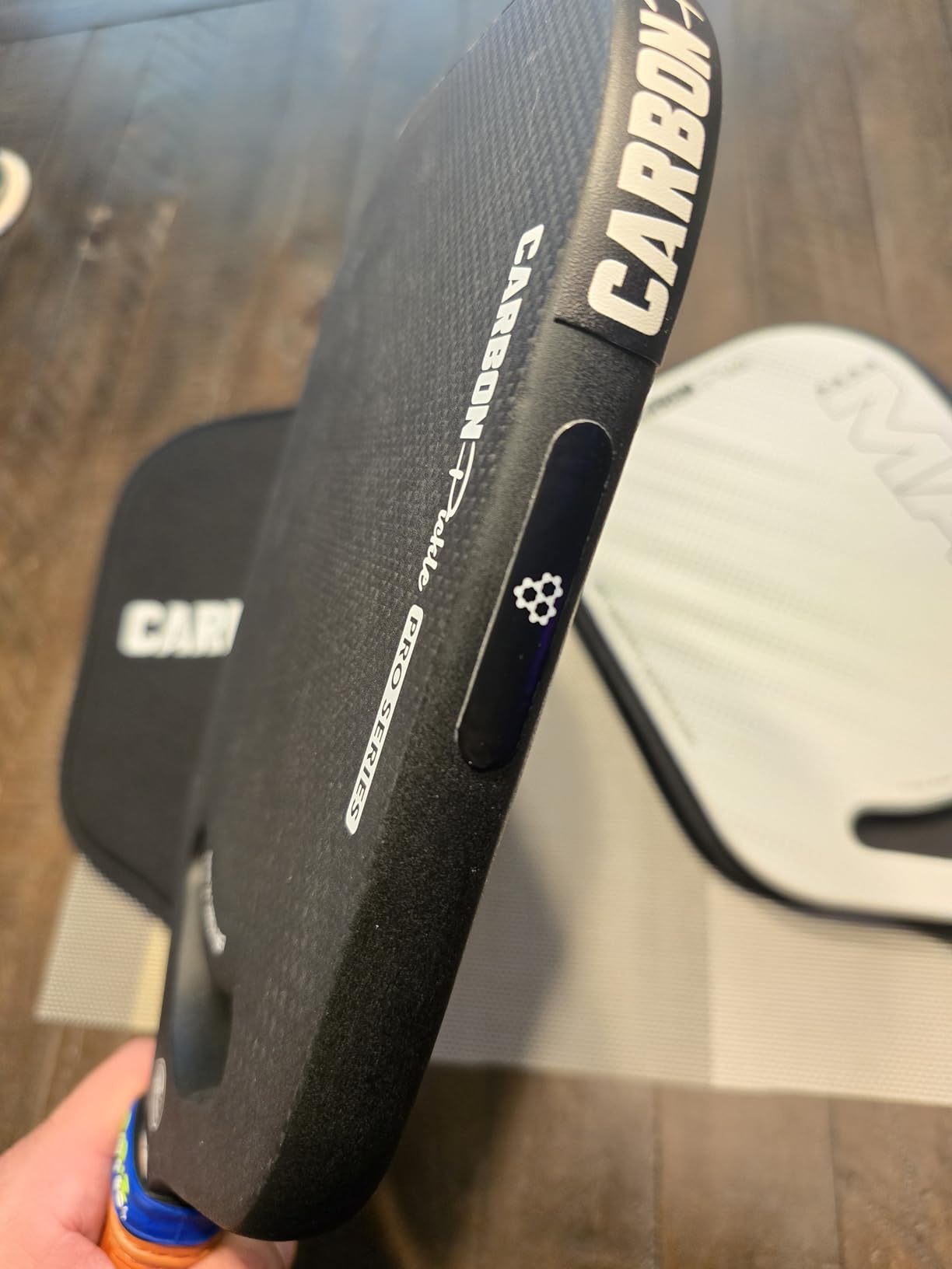 CPX Pro Carbon Fiber Pickleball Paddle - Professional Grade, Matte Finish, Honeycomb Core, Tennis Style Grip - Edgeless Paddle Designed in Chicago, USA customer photo 1