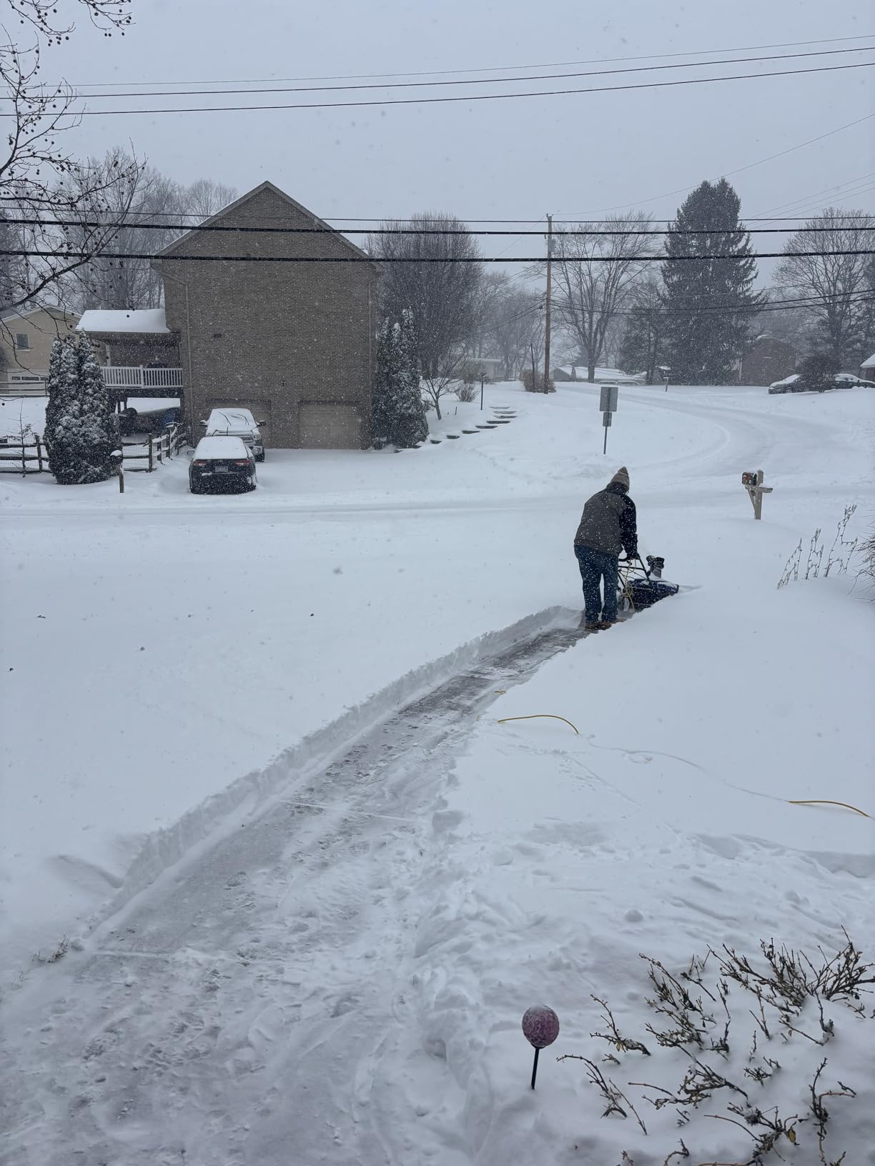 Westinghouse WSnow20 Corded Snow Blower 20 Inch, Steel Auger, Dual LED Lights, 1800 Watt Motor, Electric Snow Blower with 25ft Throwing Distance, Plows 680lbs/min, Adjustable Chute customer photo 2