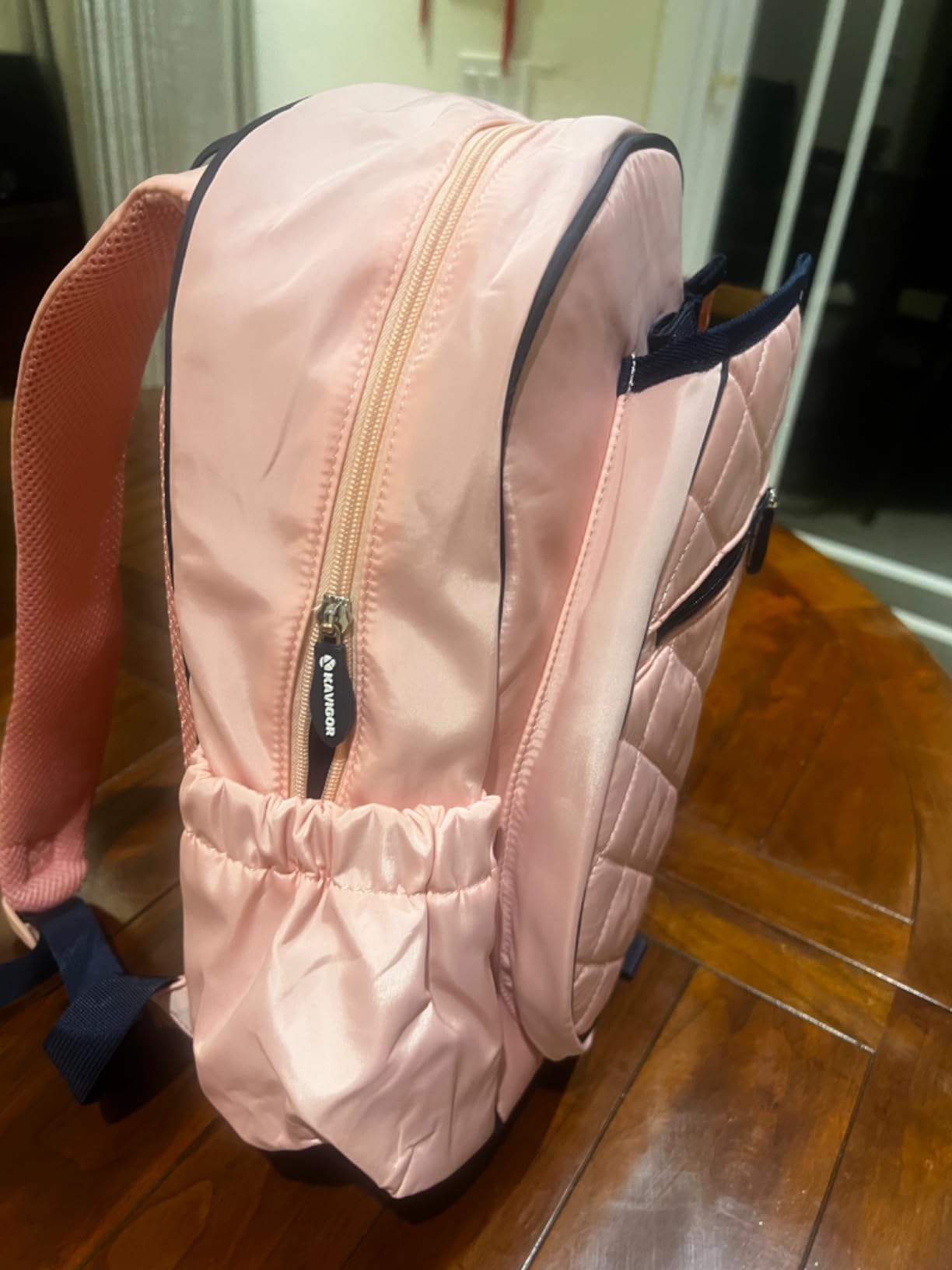 KAVIGOR Pickleball Bag, Quilted Pickleball Backpack with Shoe Compartment & Waterproof Pocket, Pickle Ball Paddle Bag Fits 2 to 4 Paddles for Women and Men customer photo 1