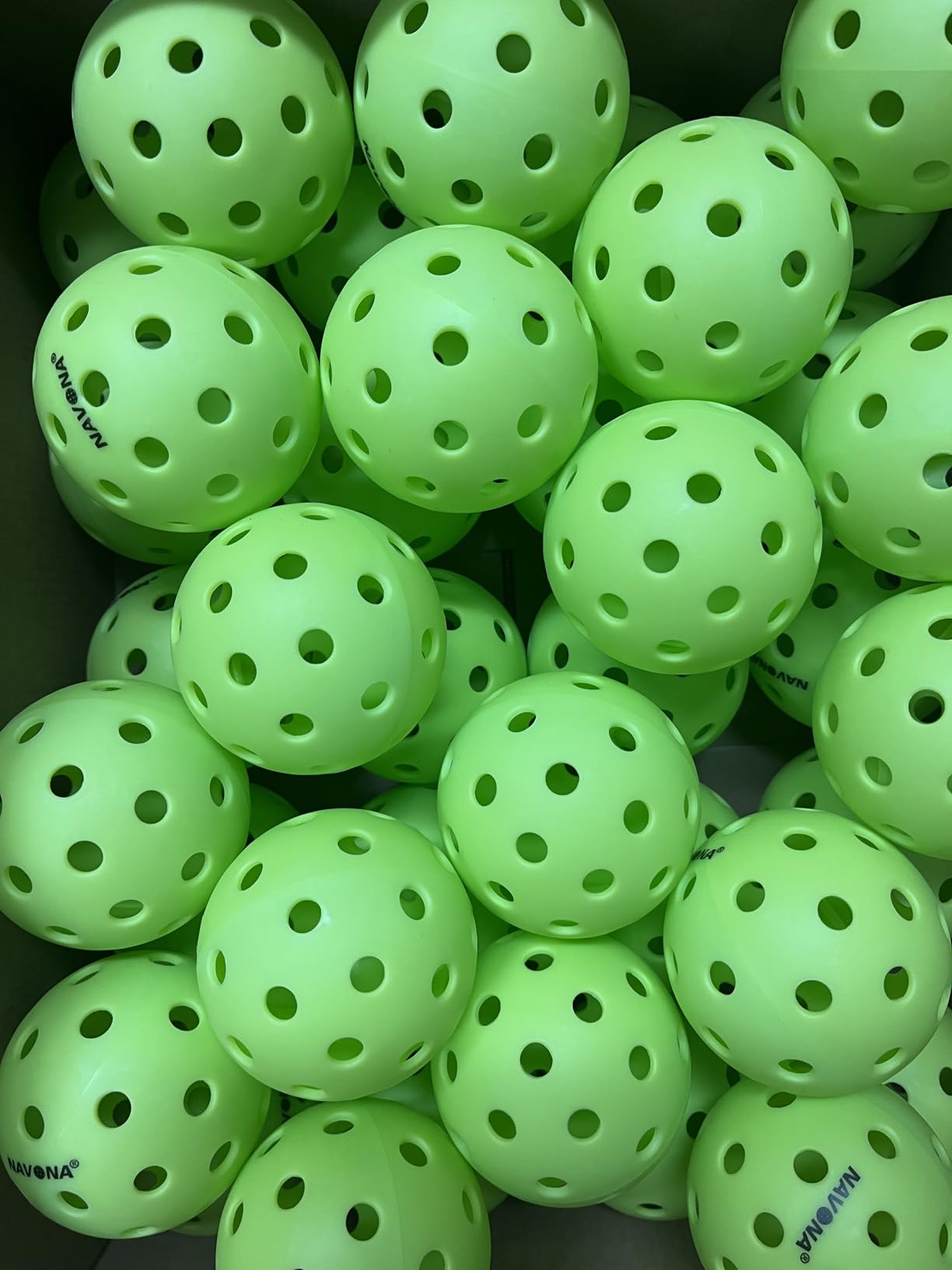 48 Pack Premium Outdoor Pickleball Balls, Meet USAPA Official Standards customer photo 2