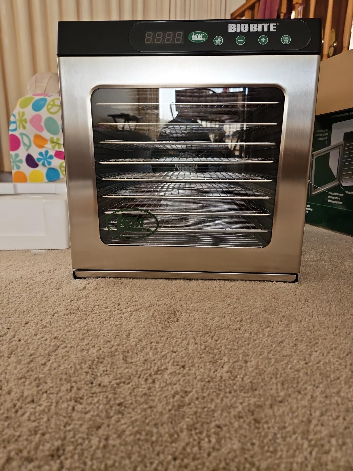 LEM Products BigBite 16-Tray Stainless Steel Dehydrator, Food Dehydrator customer photo 1