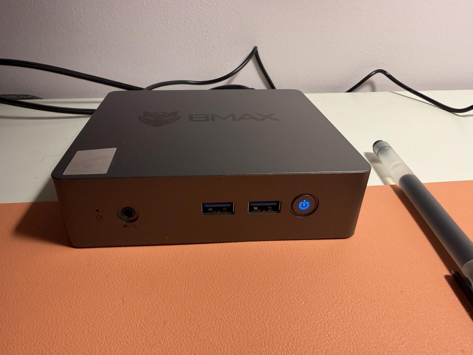 Bmax Mini PC, Intel N4500 Processor Up to 2.8GHz, 8GB RAM 256GB M.2 SSD, Windows 11 Pro Mini Desktop Computer, Dual 4K Display, WiFi 5, VESA Mount, for Office, Home Business & HTPC, B3 Pro customer photo 1