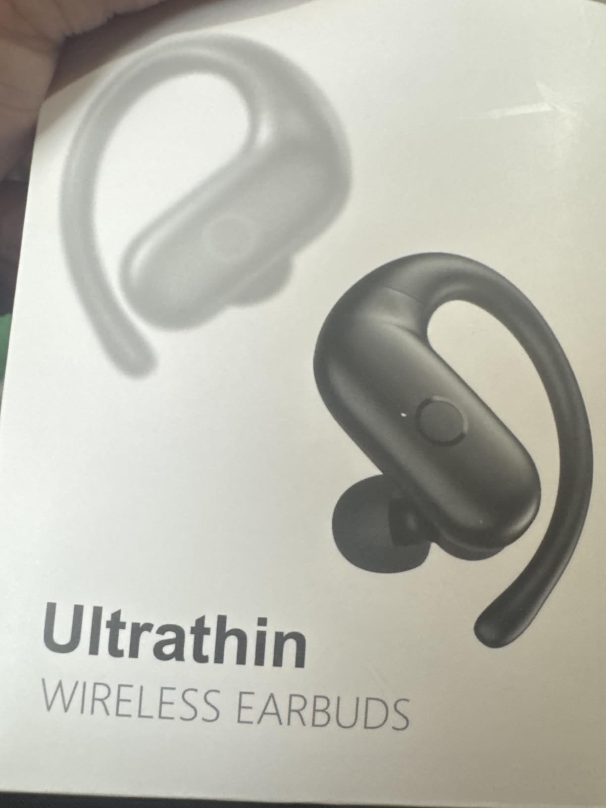 kurdene Wireless Earbuds Bluetooth Headphones with Secure Earhooks 60Hrs customer photo 1