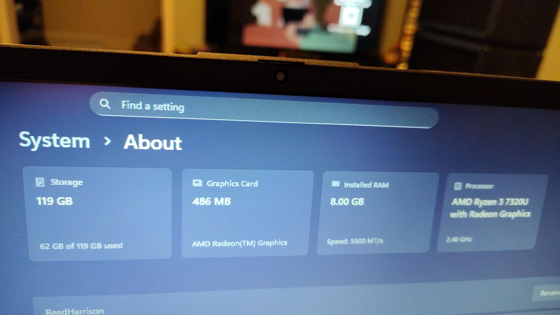 HP 15.6 Ryzen 3 Laptop customer photo 1