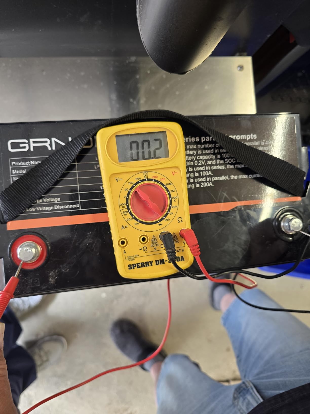 2-Pack 12V 100Ah LiFePO4 Lithium Battery Group 31 Built-in 100A BMS, Low-Temp Protection Up to 15000 Deep Cycles Rechargeable Battery for RV, Marine, Solar System, Van, Trailer, Home Energy Storage customer photo 2