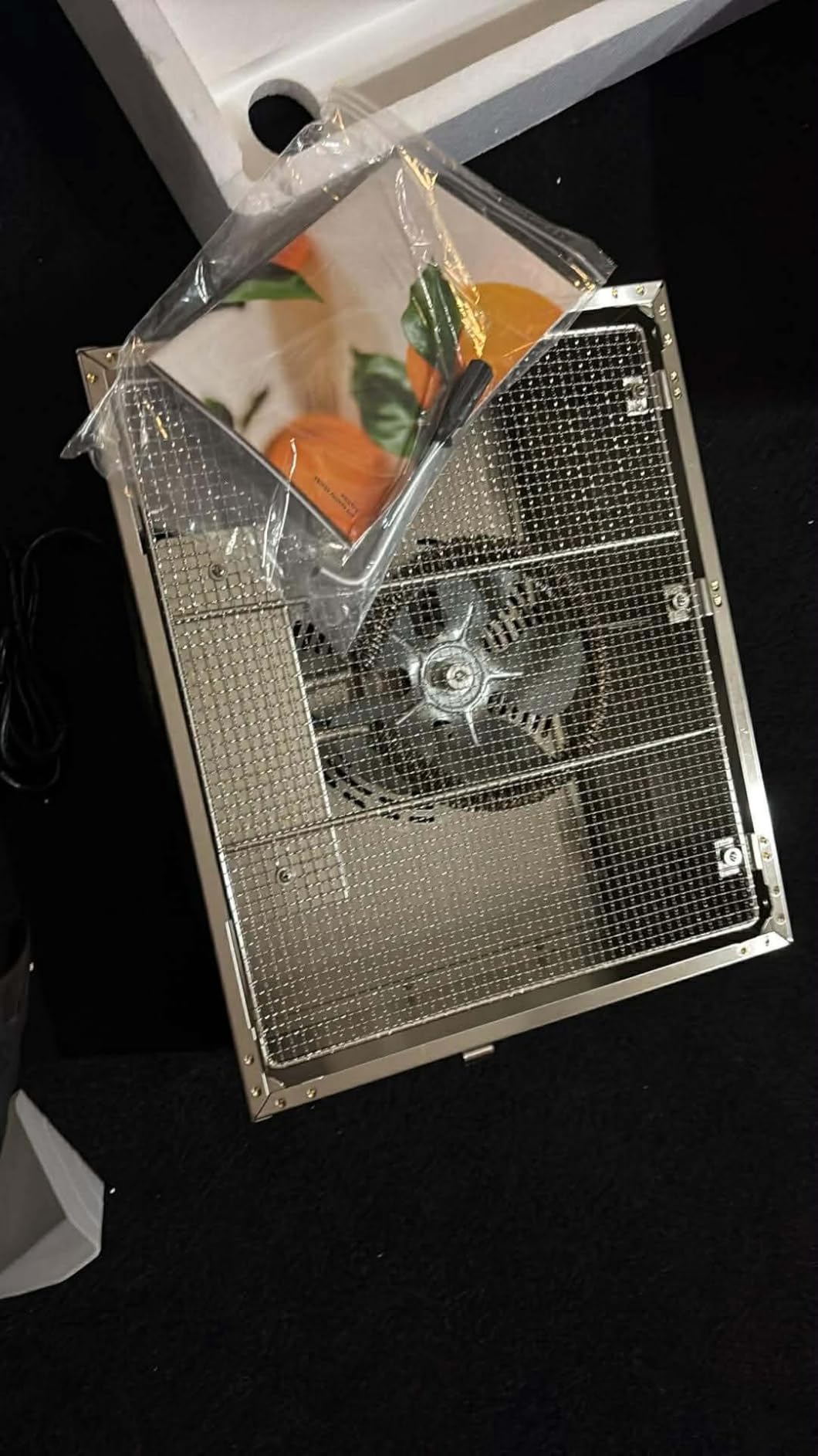 Commercial 10 Trays Food Dehydrator Machine for Jerky and Herbs Usable Area up to 24.65ft² and 194℉ Temperature 1000W Detachable Stainless Steel Dryer for Meat Fruit Mushrooms Beef Food Secret Silver customer photo 1