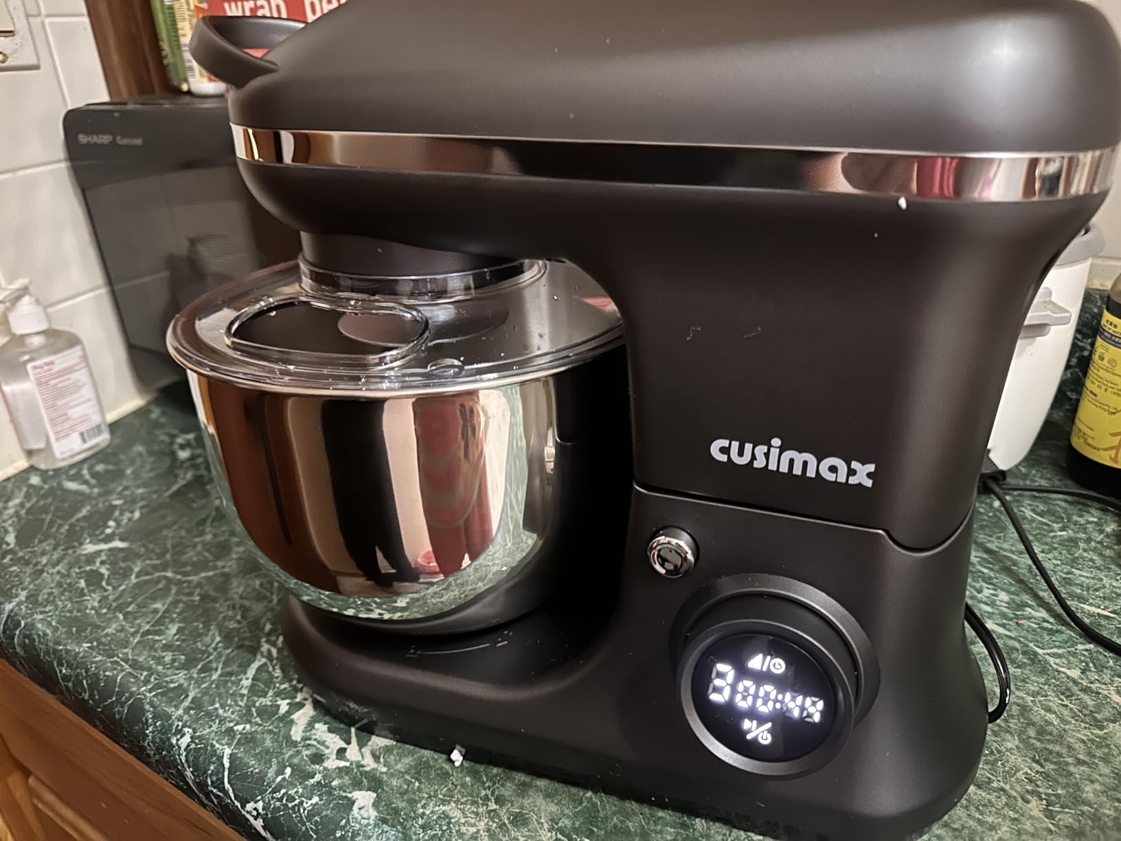 CUSIMAX Stand Mixer, Electric Food Mixer with Digital Switch Control, 650W customer photo 1