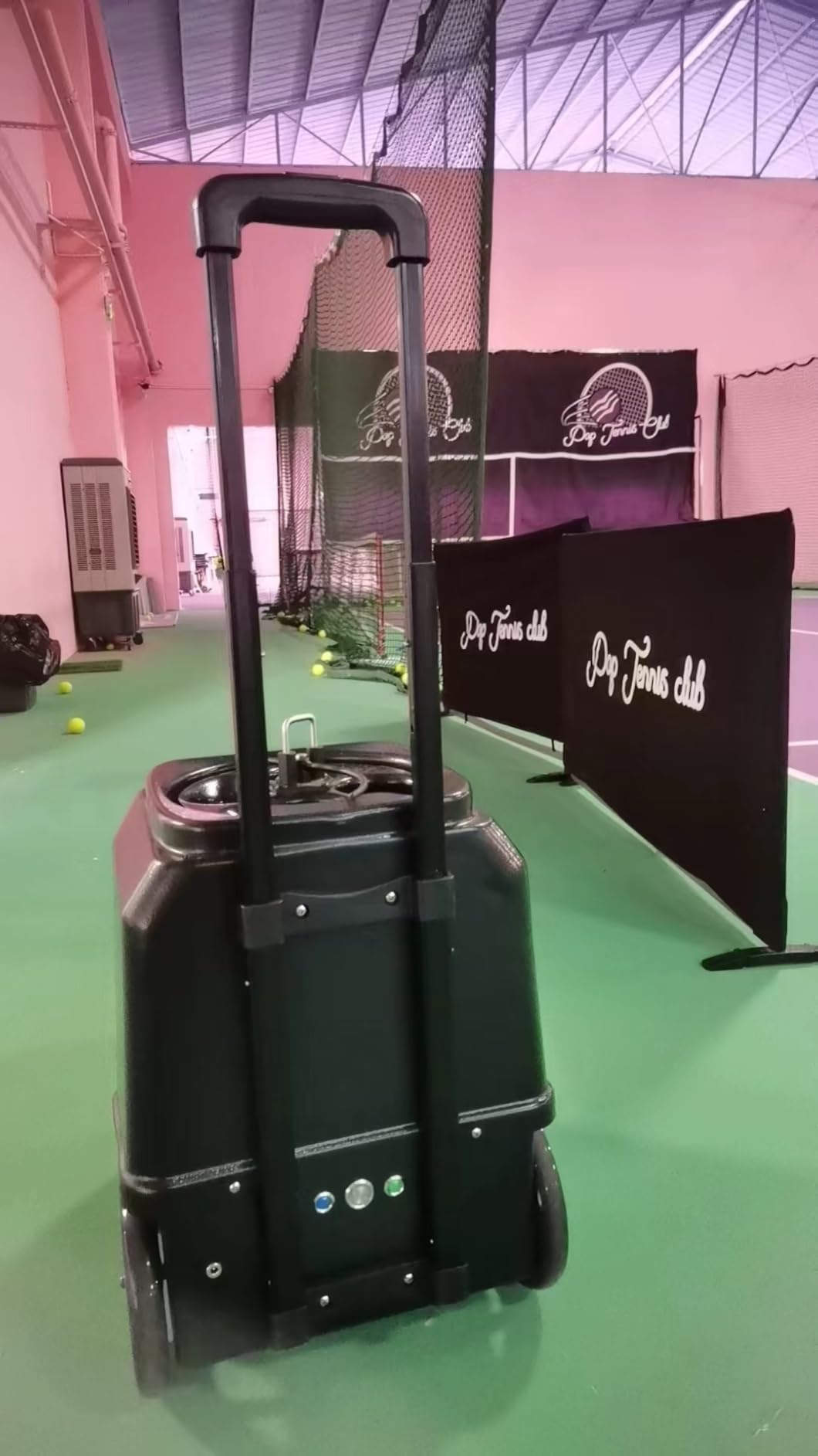 ADIBO Tennis Ball Machine, Internal Oscillation, Authentic Programming, Dual Motors with Topspin & Backspin, 160+ Balls, 6-Hour Non-Stop Runtime, Stable Voltage Contro customer photo 1