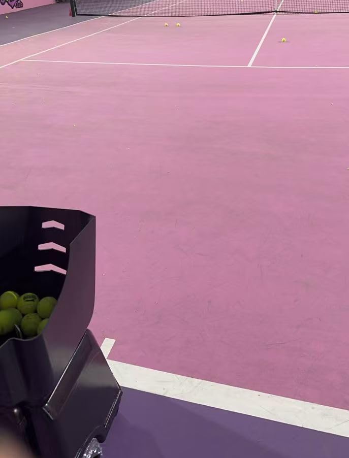 ADIBO Tennis Ball Machine, Internal Oscillation, Authentic Programming, Dual Motors with Topspin & Backspin, 160+ Balls, 6-Hour Non-Stop Runtime, Stable Voltage Contro customer photo 2