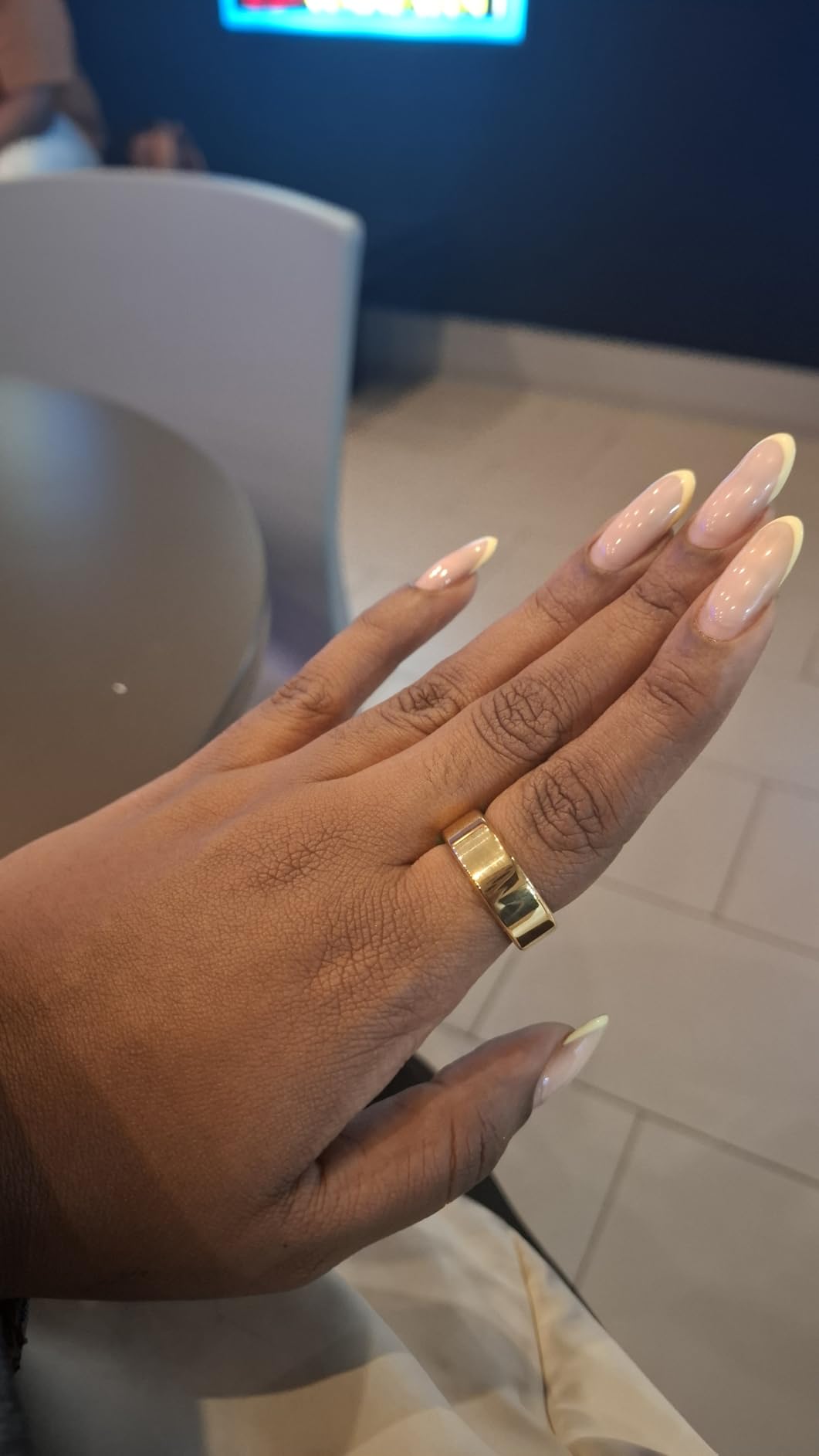 COLMI Smart Ring for Women, AI Health Tracker & 5ATM, R02. (Gold, 9#) customer photo 2