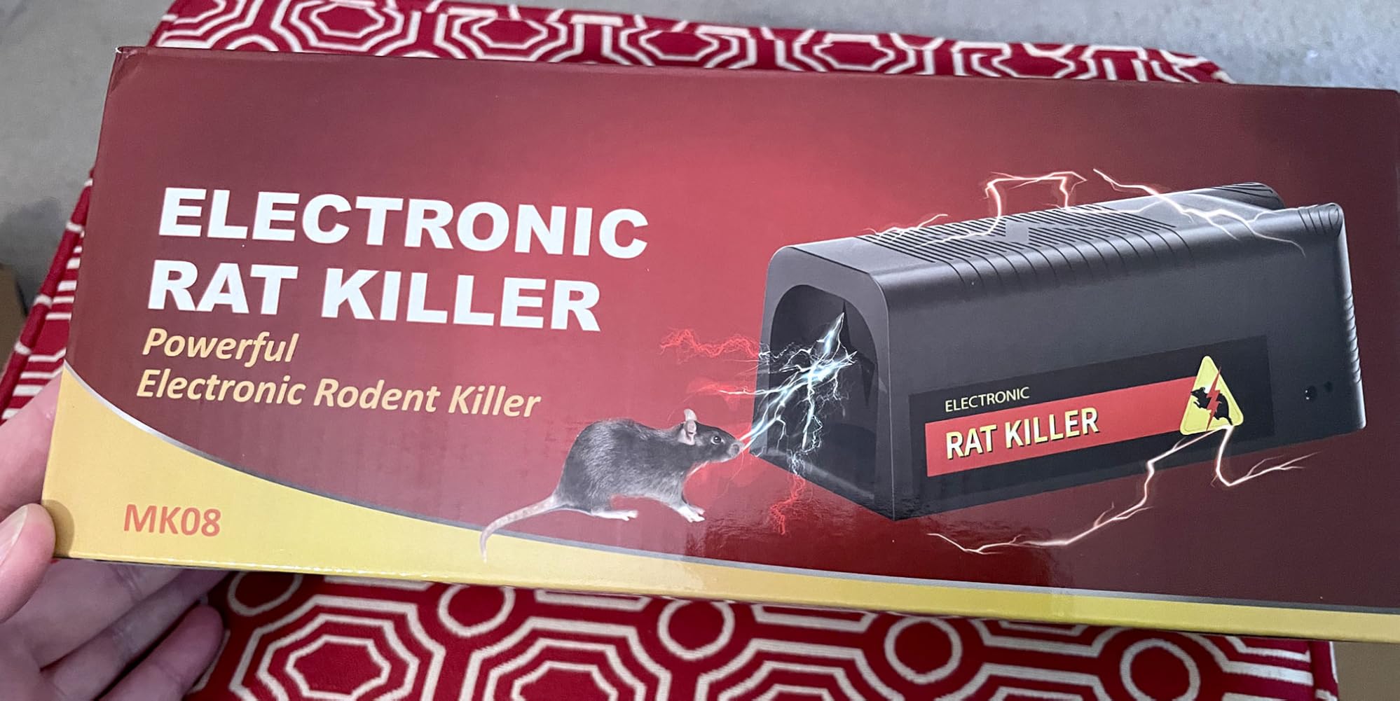 Electric Mouse & Rat Trap, Rechargeable, Anti-Escape Door, Indoor customer photo 1