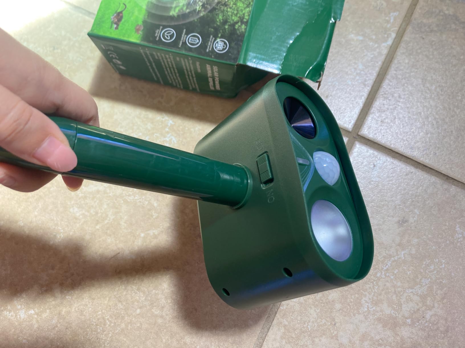Enhanced Solar Ultrasonic Animal Repellent Outdoor for Yard, 4-Pack customer photo 2