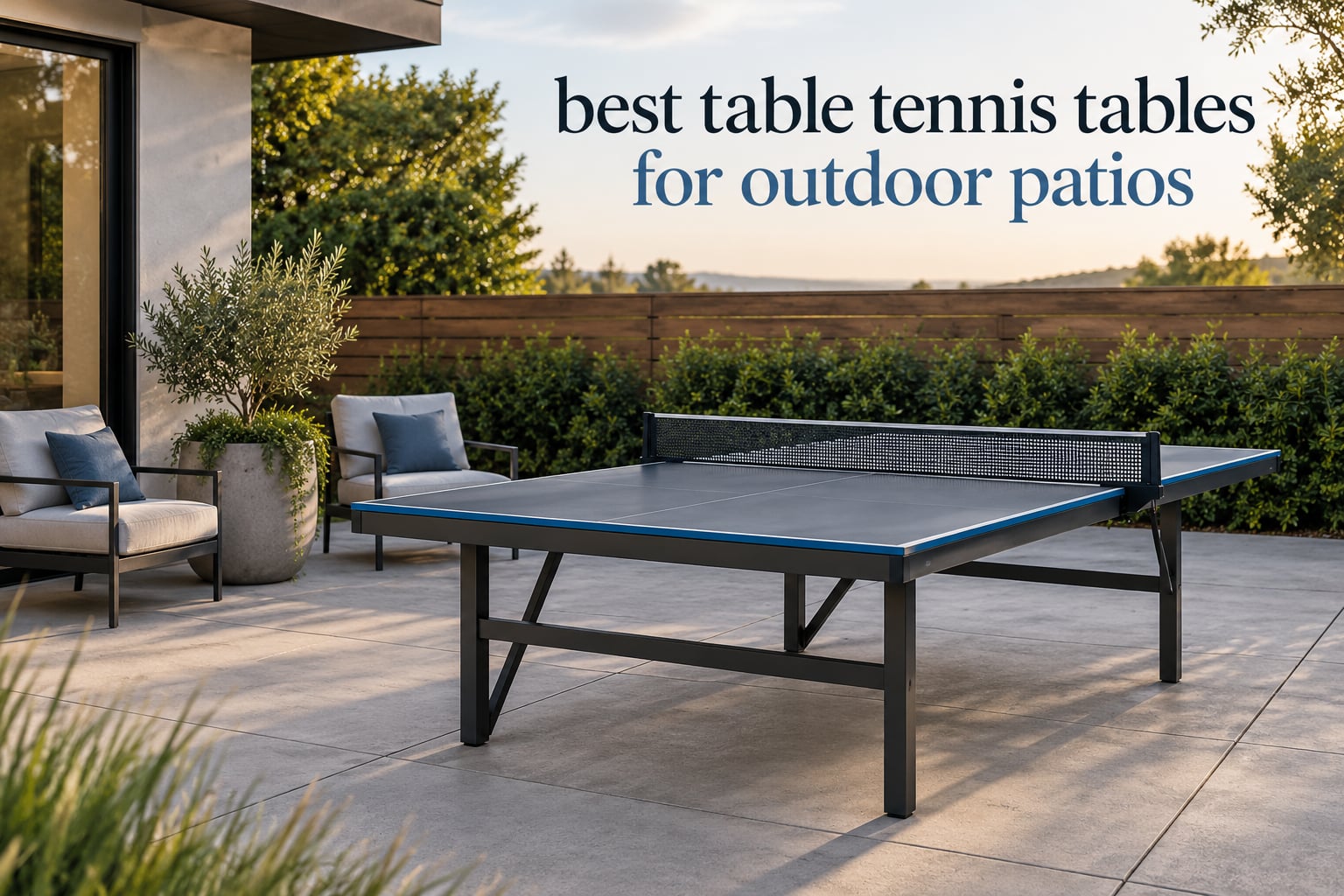 best table tennis tables for outdoor patios