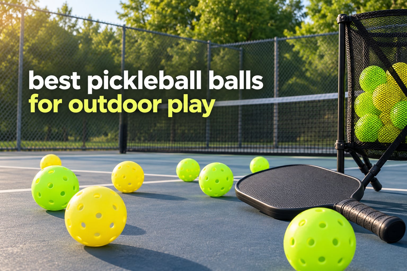 best pickleball balls for outdoor play
