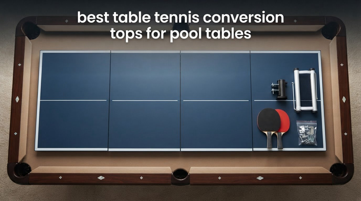 best table tennis conversion tops for pool tables