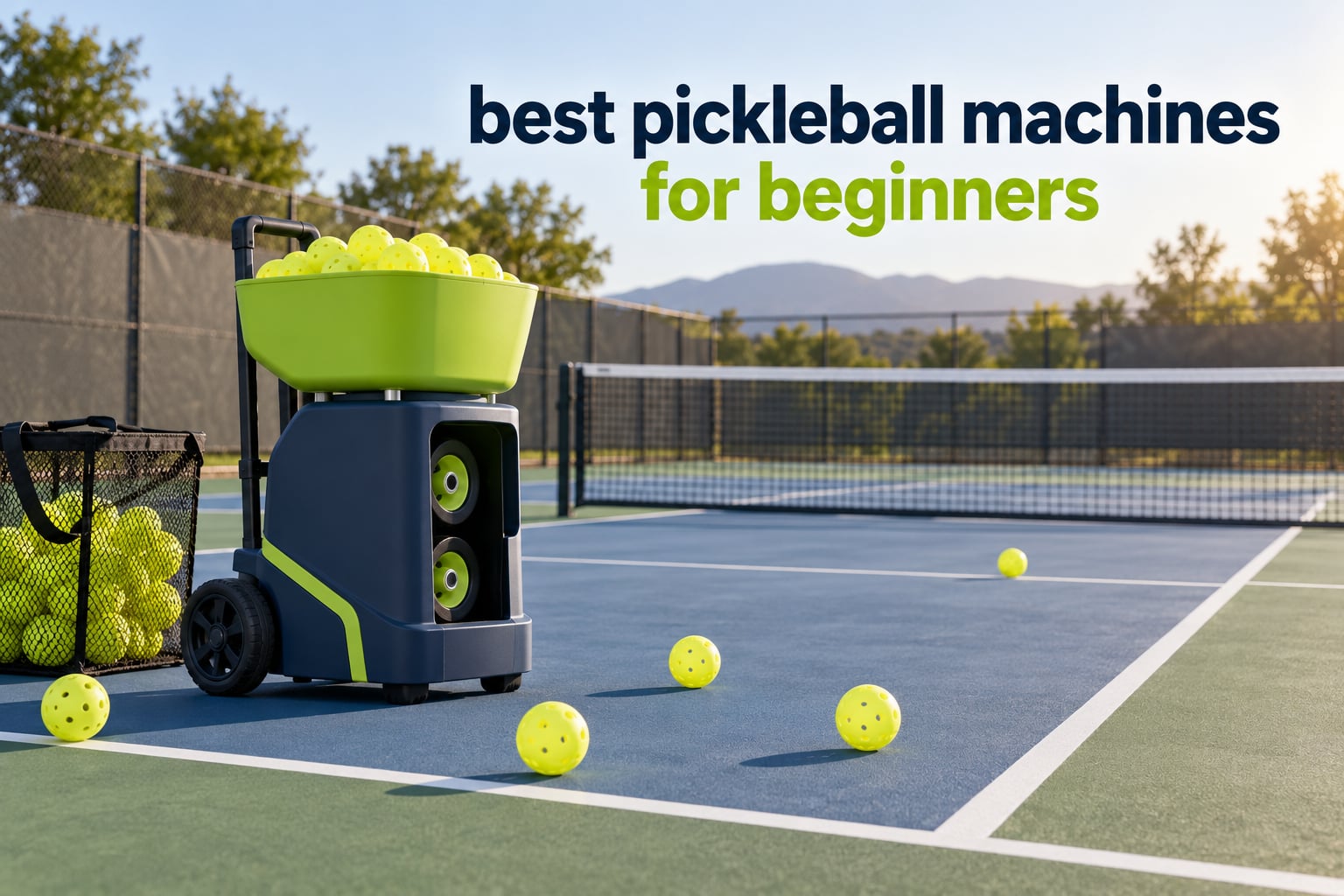 best pickleball machines for beginners