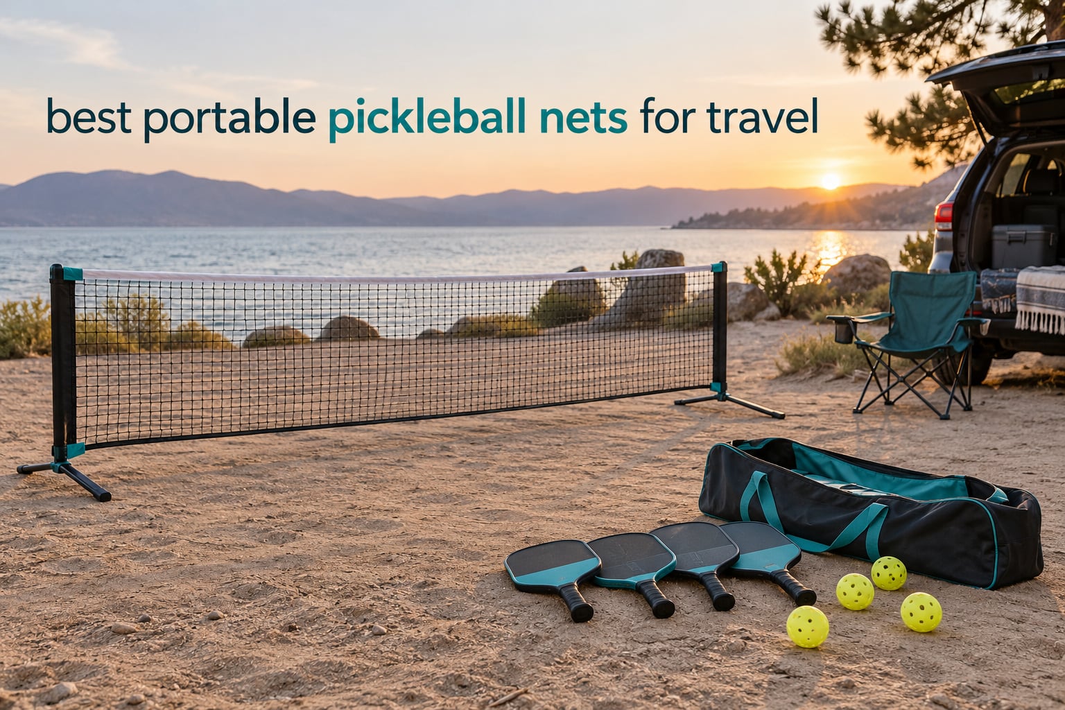 best portable pickleball nets for travel