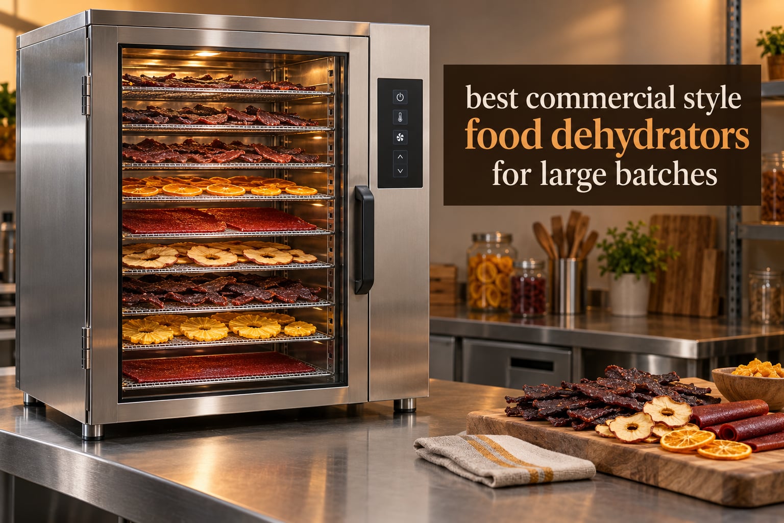 best commercial style food dehydrators for large batches