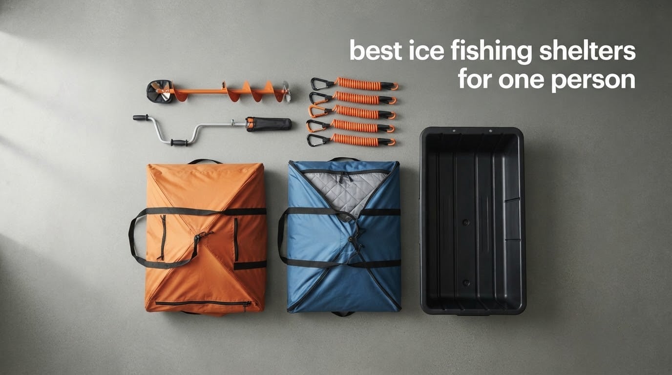 best ice fishing shelters for one person
