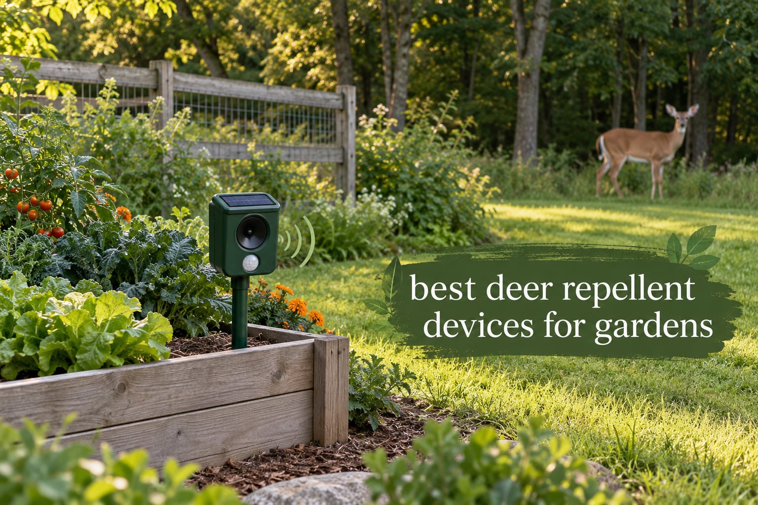 best deer repellent devices for gardens